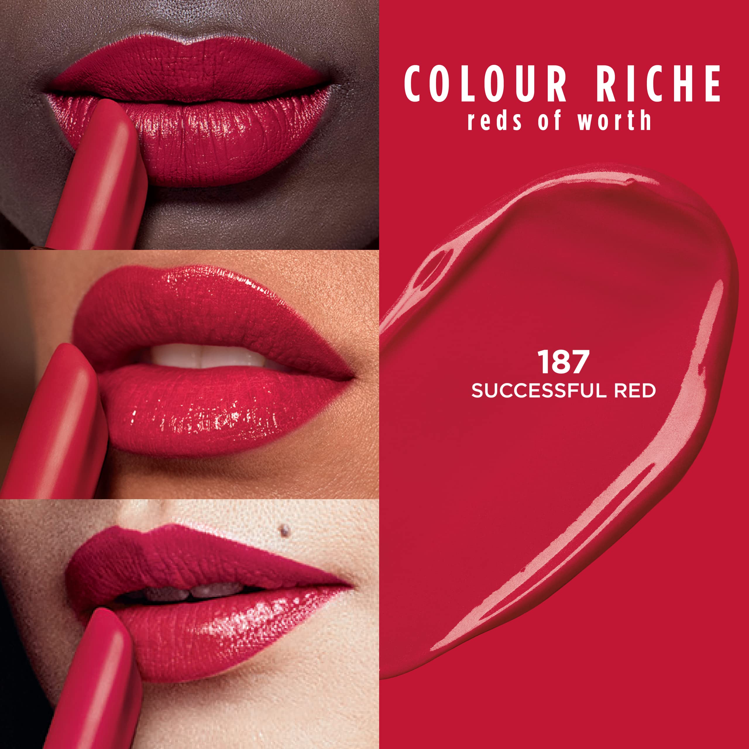 Foto 3 pulgar | Lápiz Labial L'oréal Paris Colour Riche, Acabado Satinado Rojo, 3,7 Ml - Venta Internacional.