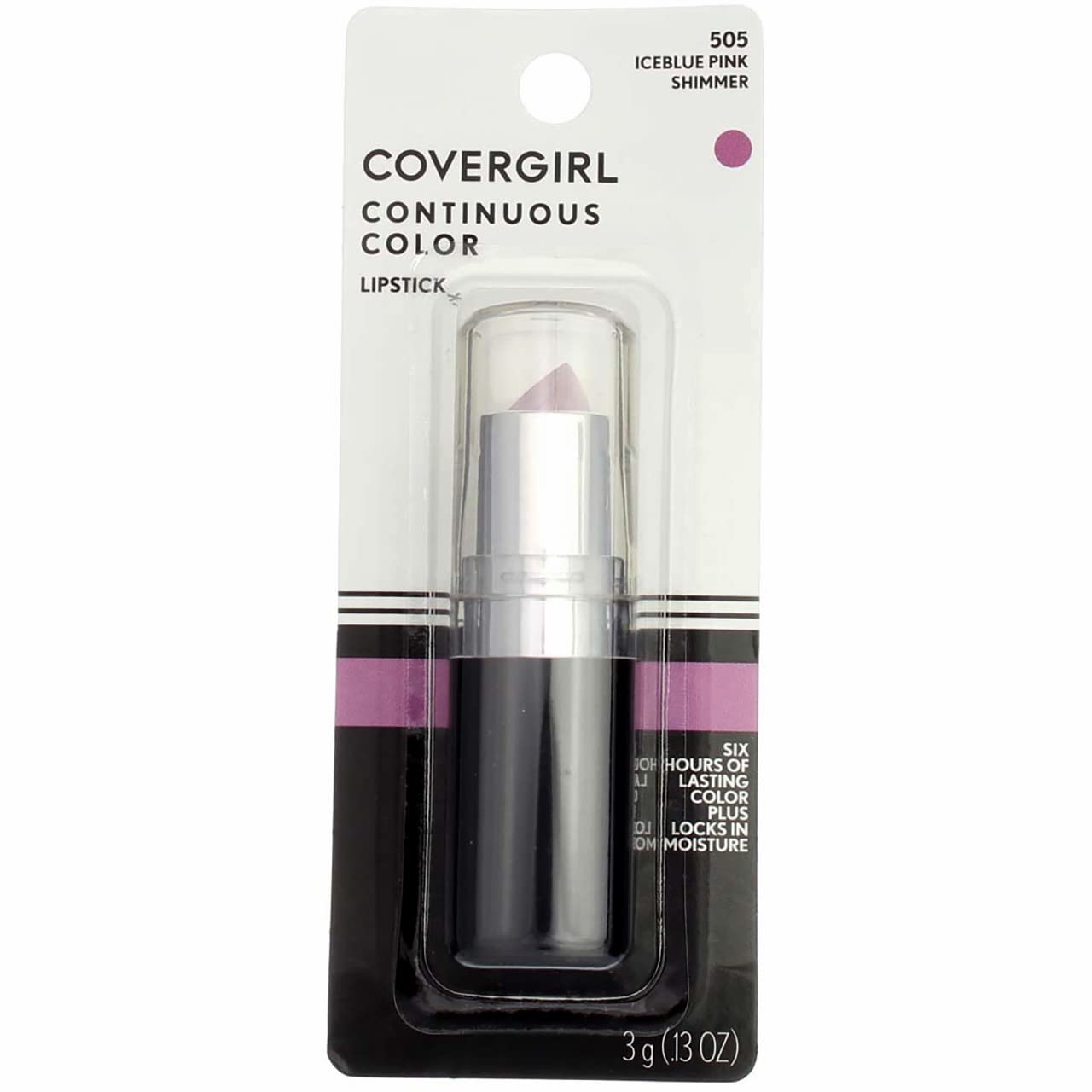 Foto 2 pulgar | Lápiz Labial Covergirl Continuous Color 505 Iceblue Pink 3,7 Ml - Venta Internacional.