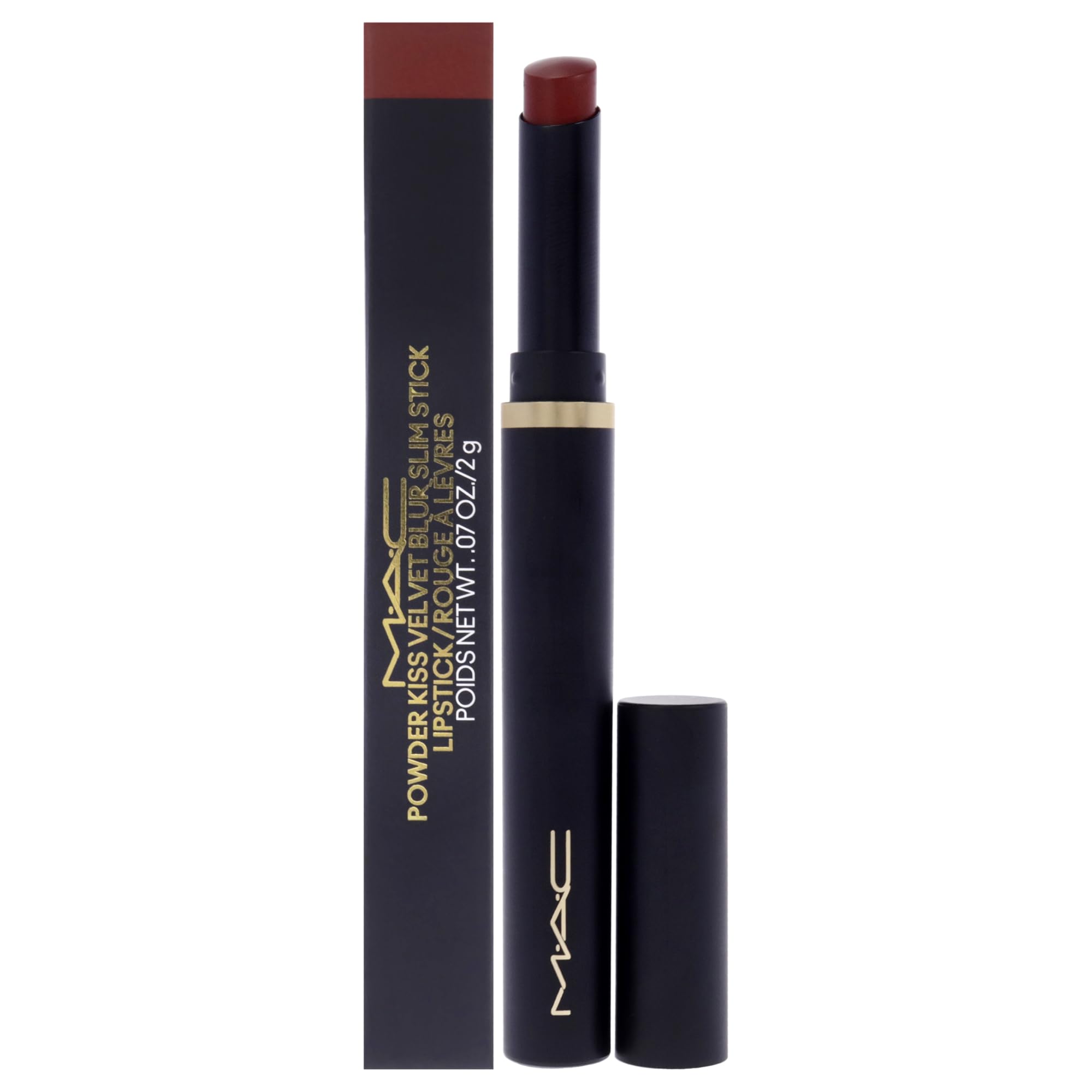 Foto 2 pulgar | Lápiz Labial Mac Powder Kiss Velvet Blur Slim Stick Pumpkin - Venta Internacional.