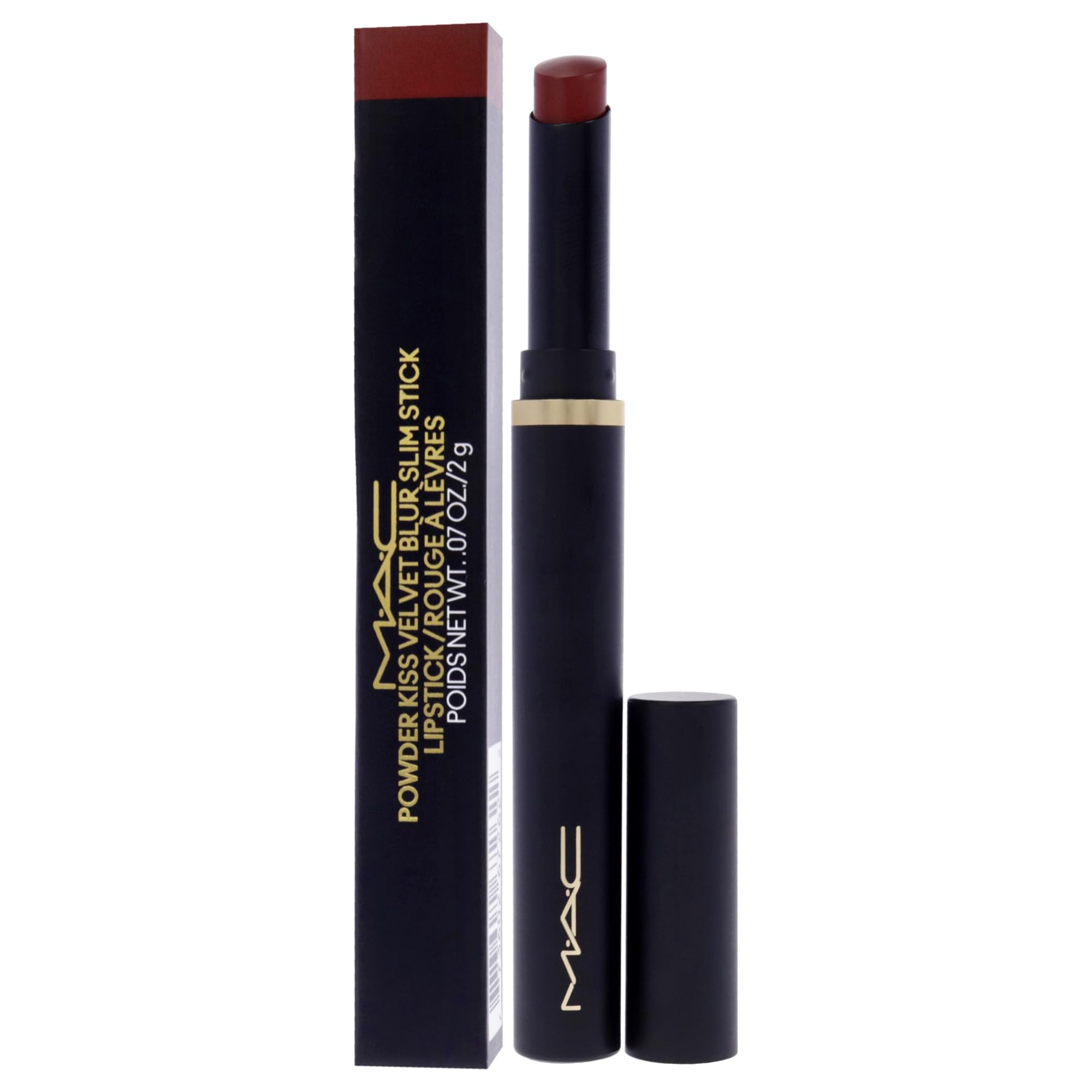 Foto 5 pulgar | Lápiz Labial Mac Powder Kiss Velvet Blur Slim Stick Pumpkin - Venta Internacional.