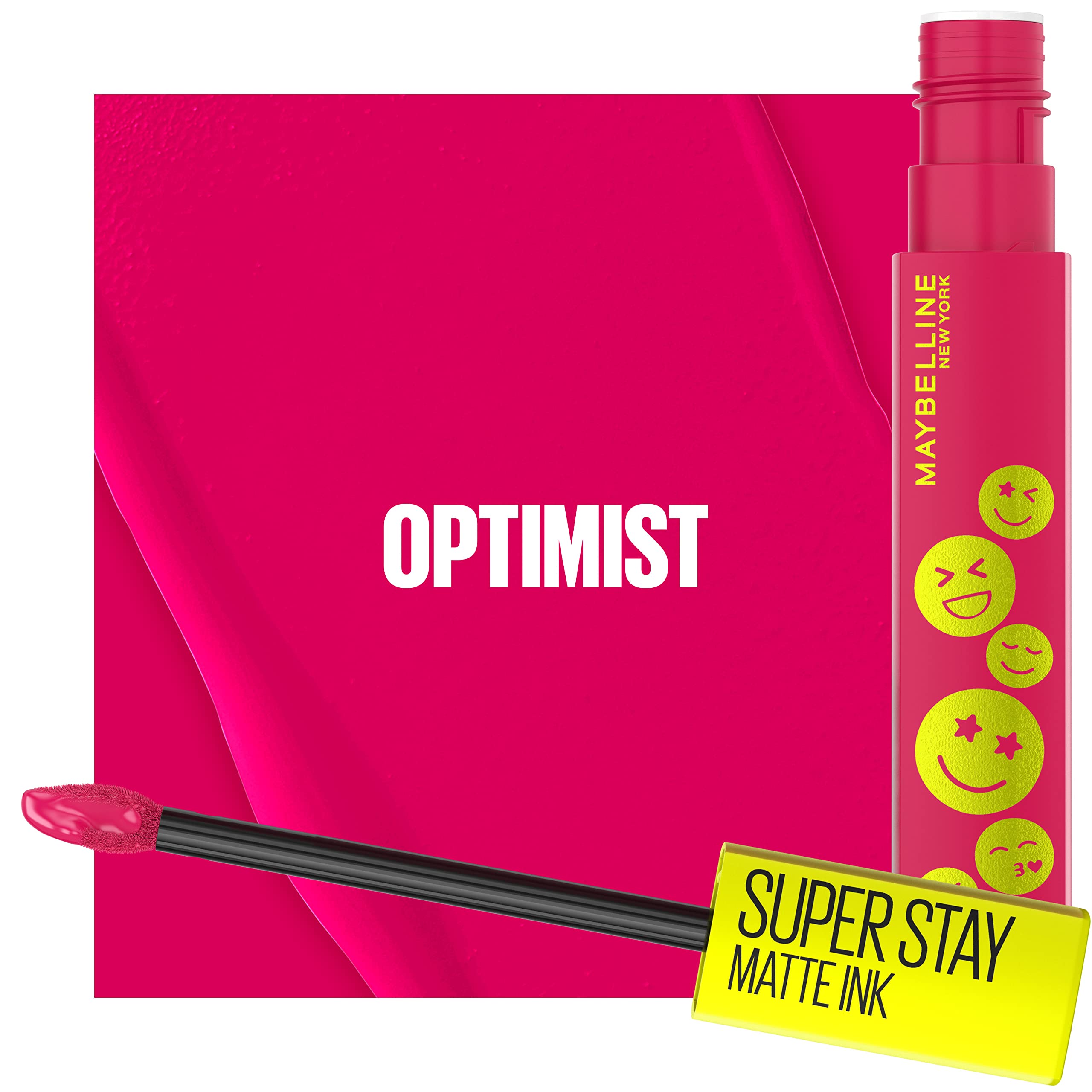 Foto 4 pulgar | Lápiz Labial Maybelline Super Stay Matte Ink Optimist Pink - Venta Internacional.