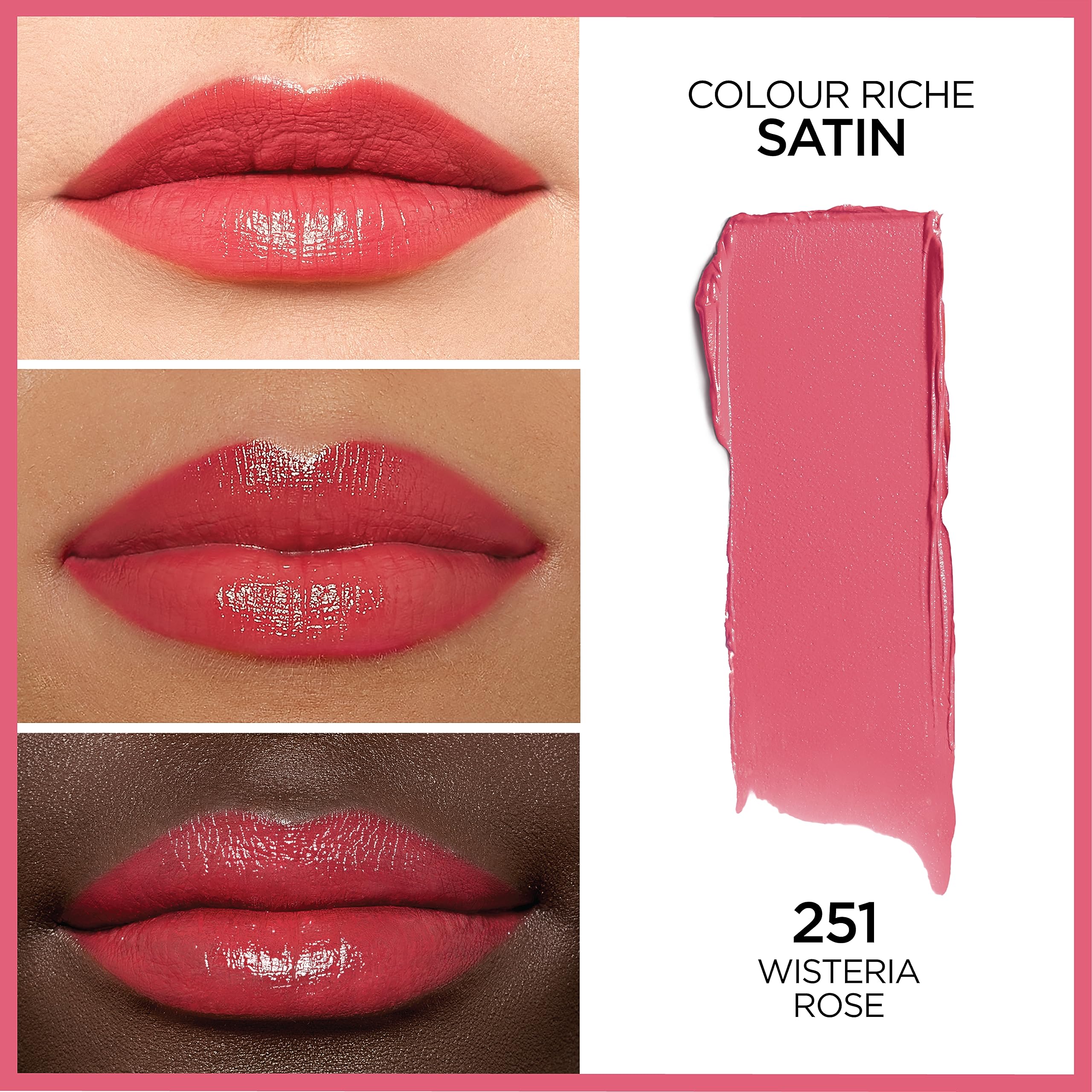 Foto 3 pulgar | Lápiz Labial L'oreal Paris Colour Riche Original 251 Wisteria Rose - Venta Internacional.
