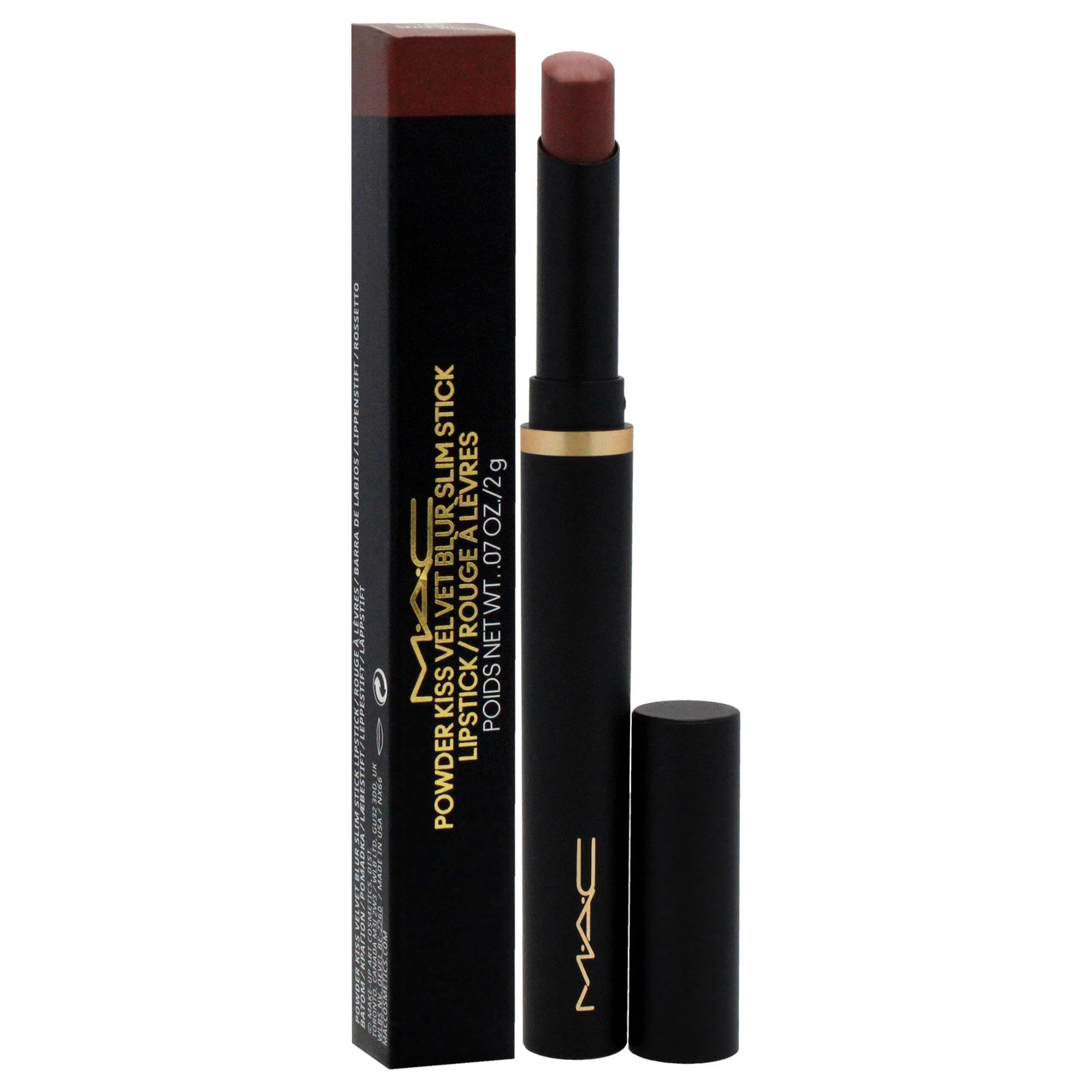 Foto 3 | Lápiz Labial Mac Powder Kiss Velvet Blur Slim Stick Spice World - Venta Internacional.