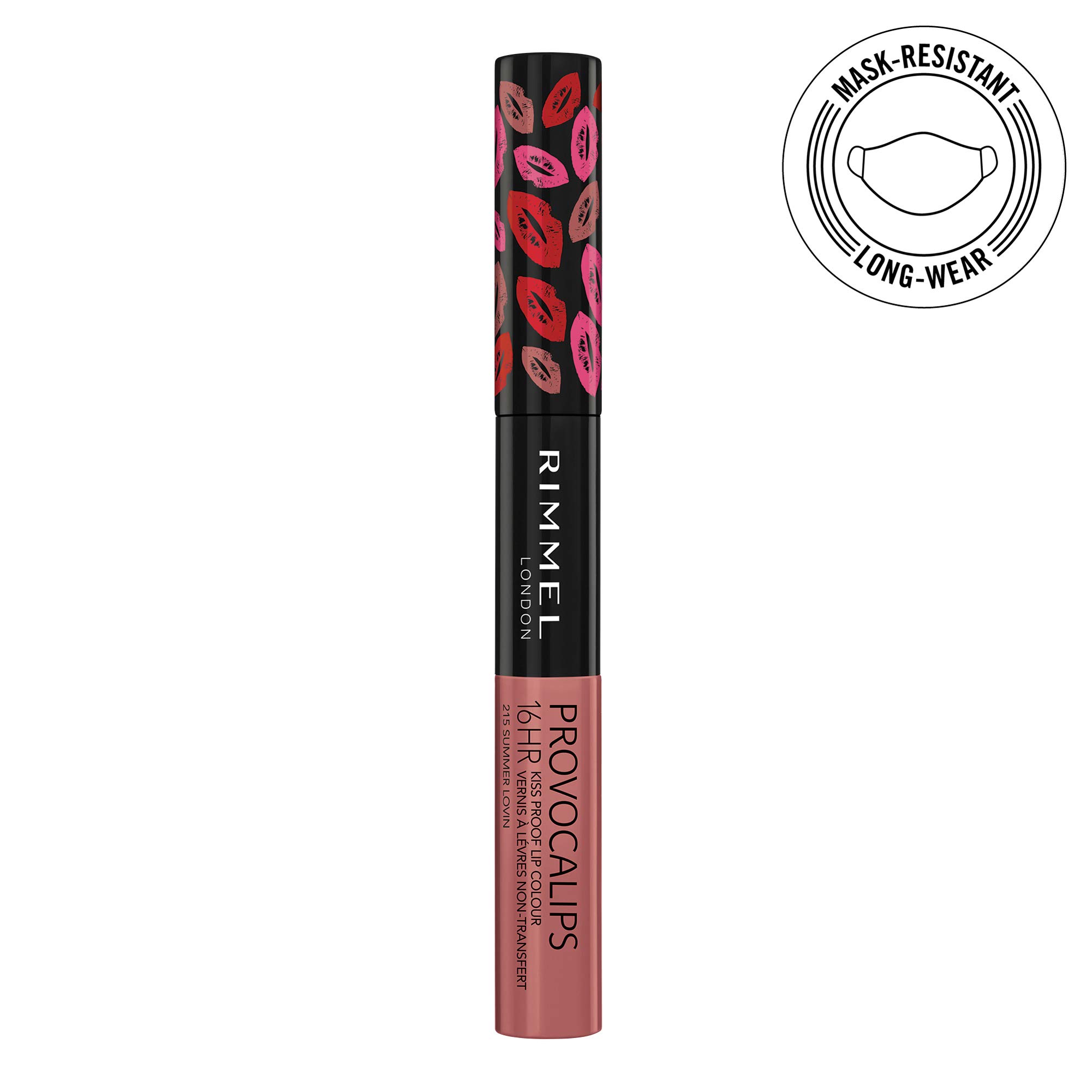 Foto 3 pulgar | Lápiz Labial Rimmel London Provocalips, 16 Horas, A Prueba De Besos, Verano De 2015 - Venta Internacional.