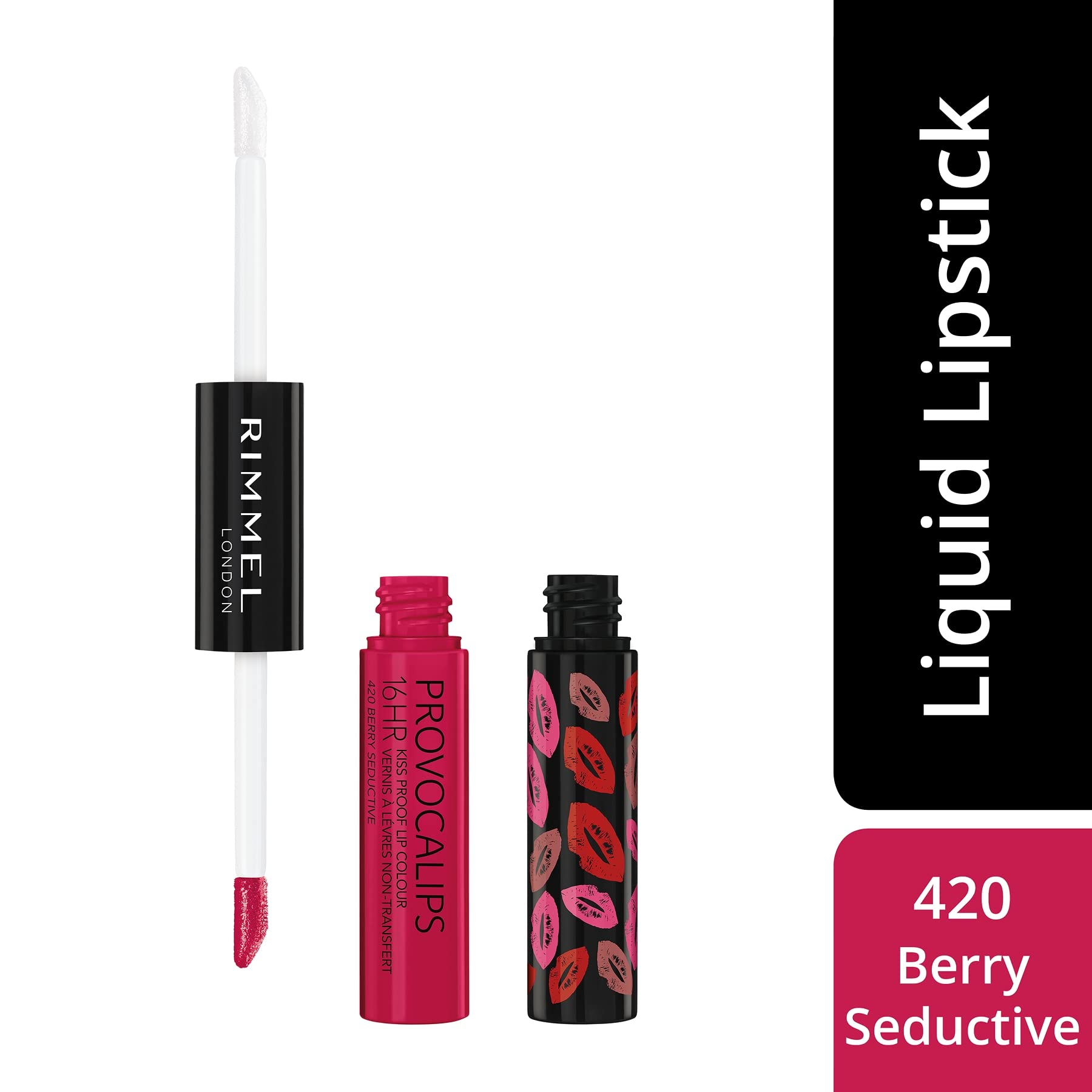Foto 8 pulgar | Lápiz Labial Rimmel Provocalips Berry Seductive, 4 Ml (paquete De 2) - Venta Internacional.
