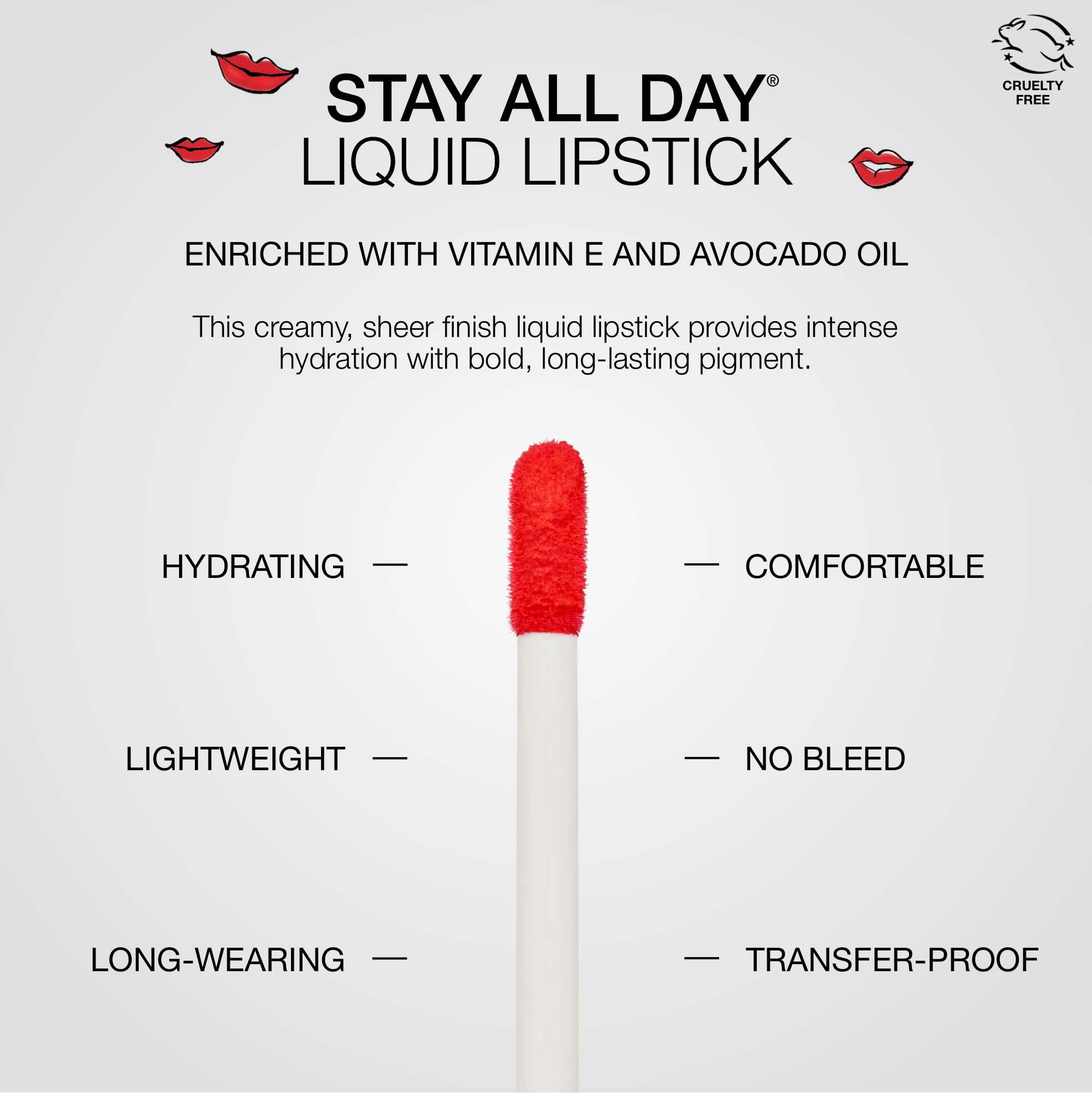 Foto 5 pulgar | Lápiz Labial Líquido Stila Stay All Day  Sheer, 3 Ml - Venta Internacional.