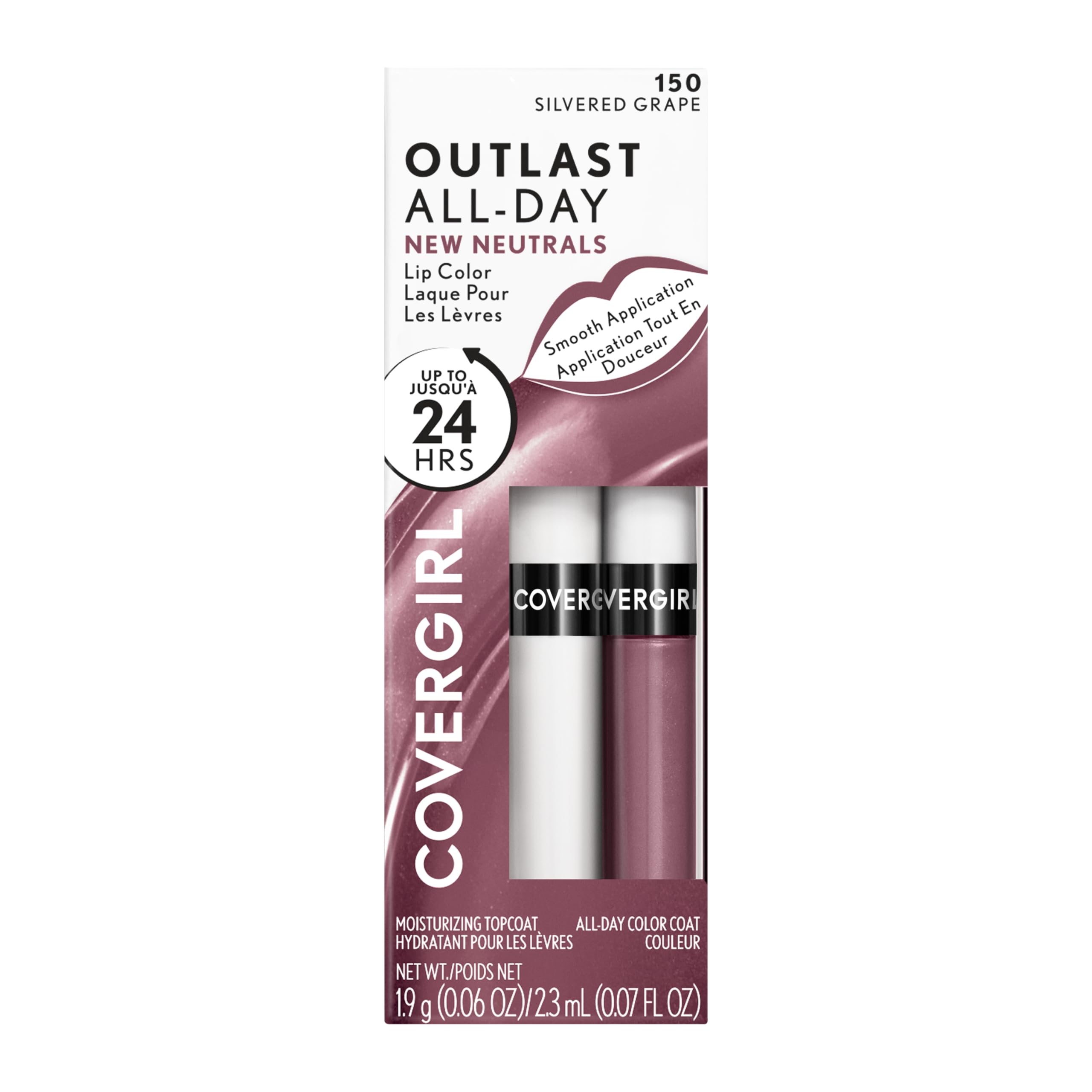 Foto 8 pulgar | Lápiz Labial Covergirl Outlast All-day Silvered Grape - Venta Internacional.