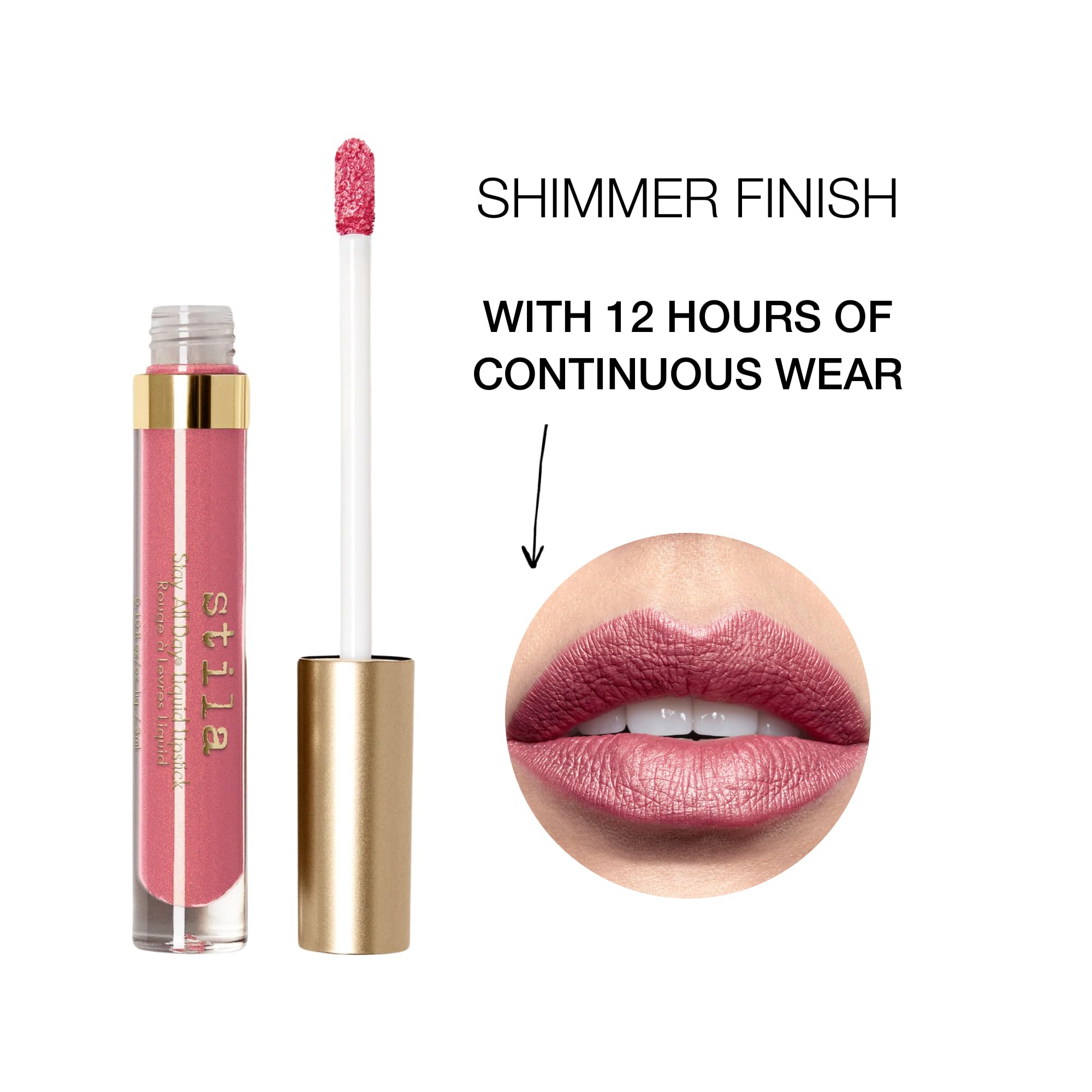 Foto 4 pulgar | Lápiz Labial Líquido Stila Stay All Day  Shimmer, 3 Ml - Venta Internacional.