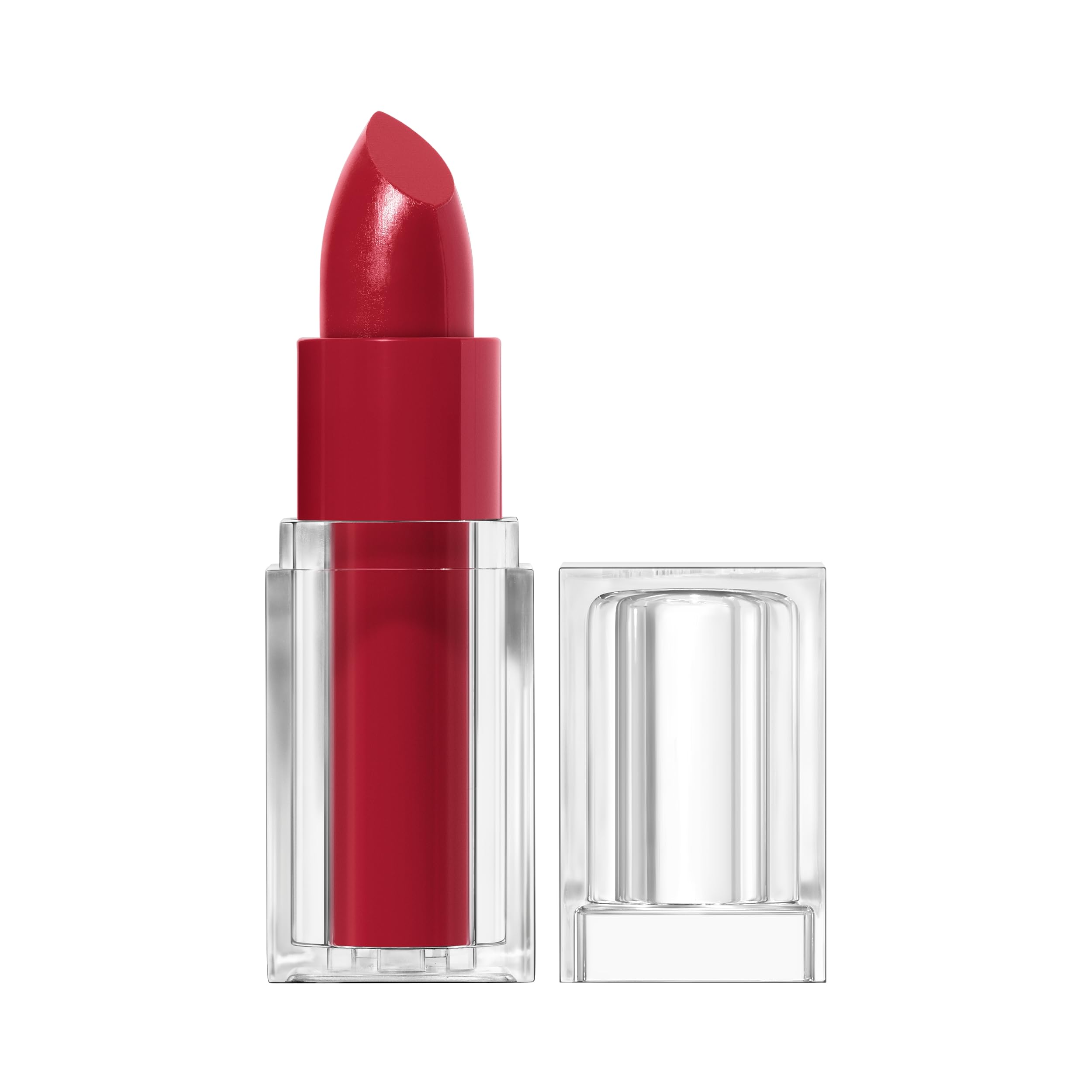 Lápiz Labial Covergirl Clean Lip Color Crimson Doll Con Acabado Satinado - Venta Internacional.