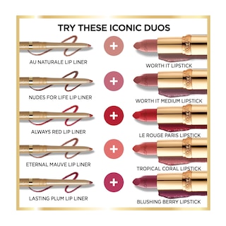 Foto 6 | Lápiz Delineador De Labios L'oreal Paris Colour Riche 601 Worth It - Venta Internacional.