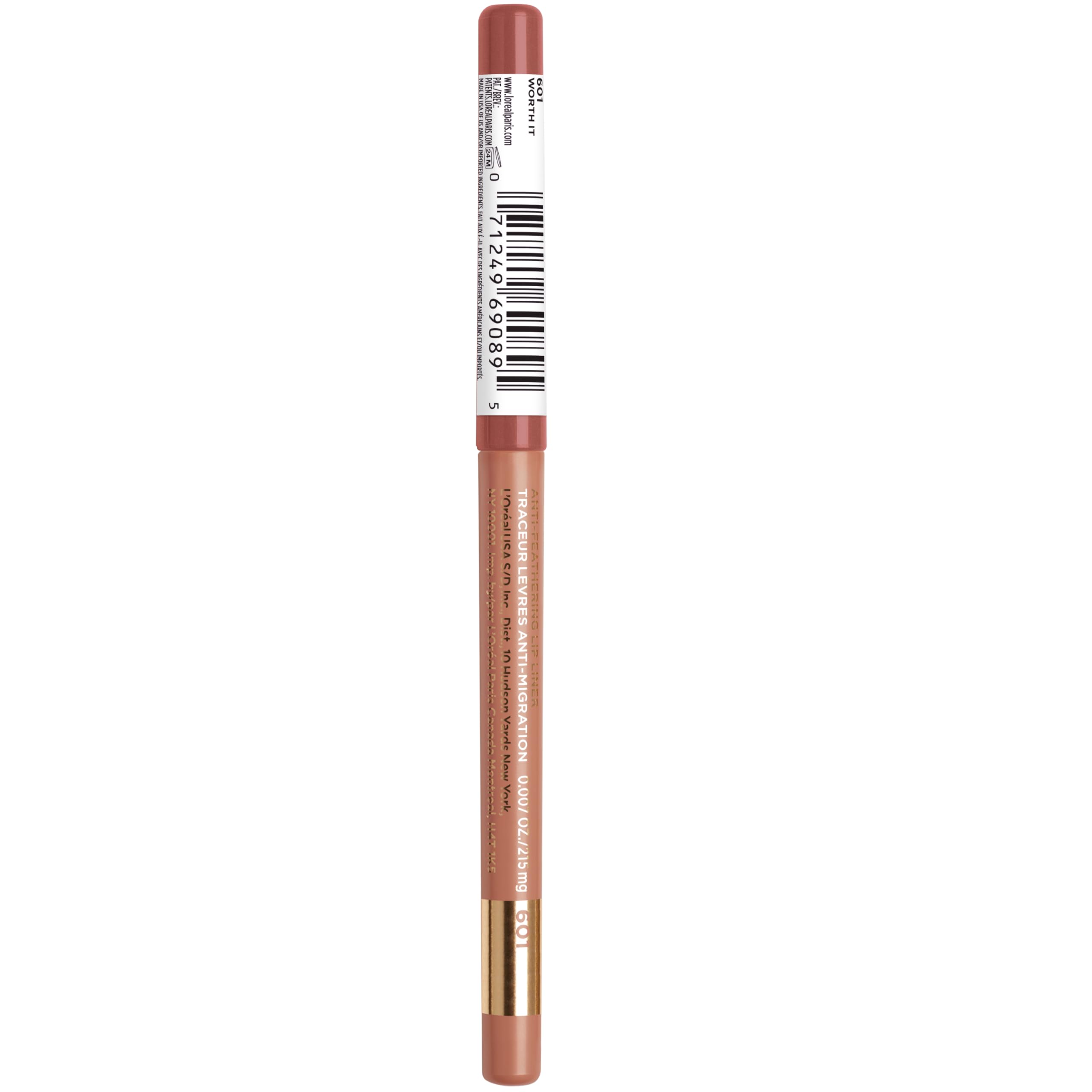Foto 7 | Lápiz Delineador De Labios L'oreal Paris Colour Riche 601 Worth It - Venta Internacional.