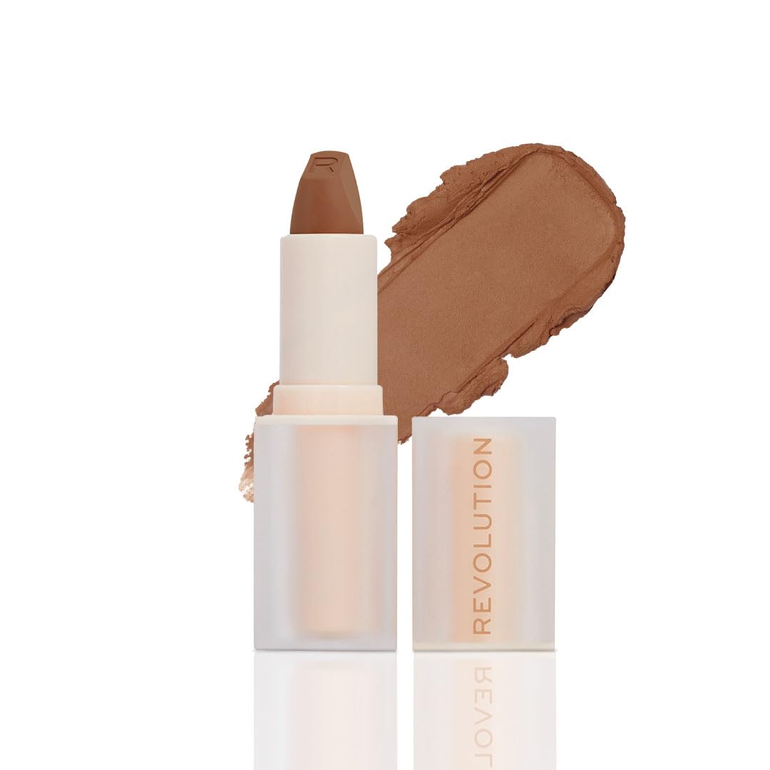 Lápiz Labial Makeup Revolution Lip Allure Soft Satin Divine Brown - Venta Internacional.
