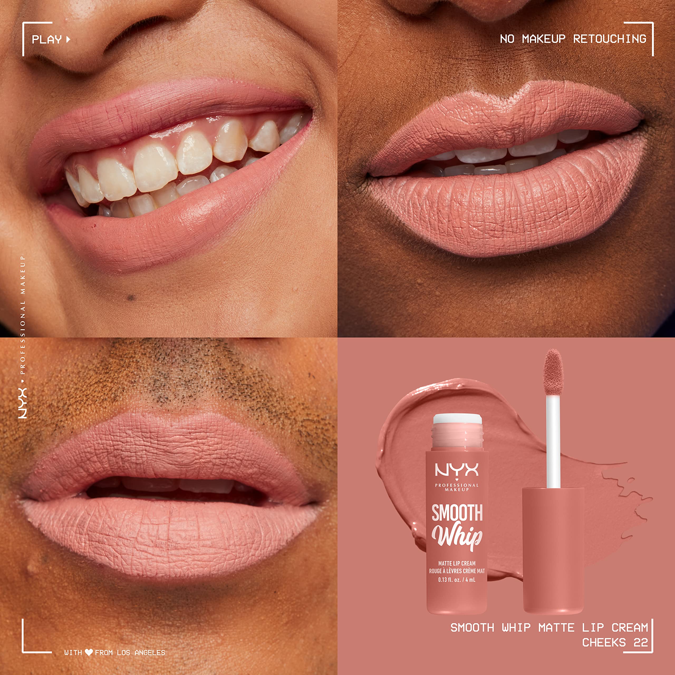Foto 4 pulgar | Lápiz Labial Nyx Professional Makeup Smooth Whip Matte Cheeks - Venta Internacional.