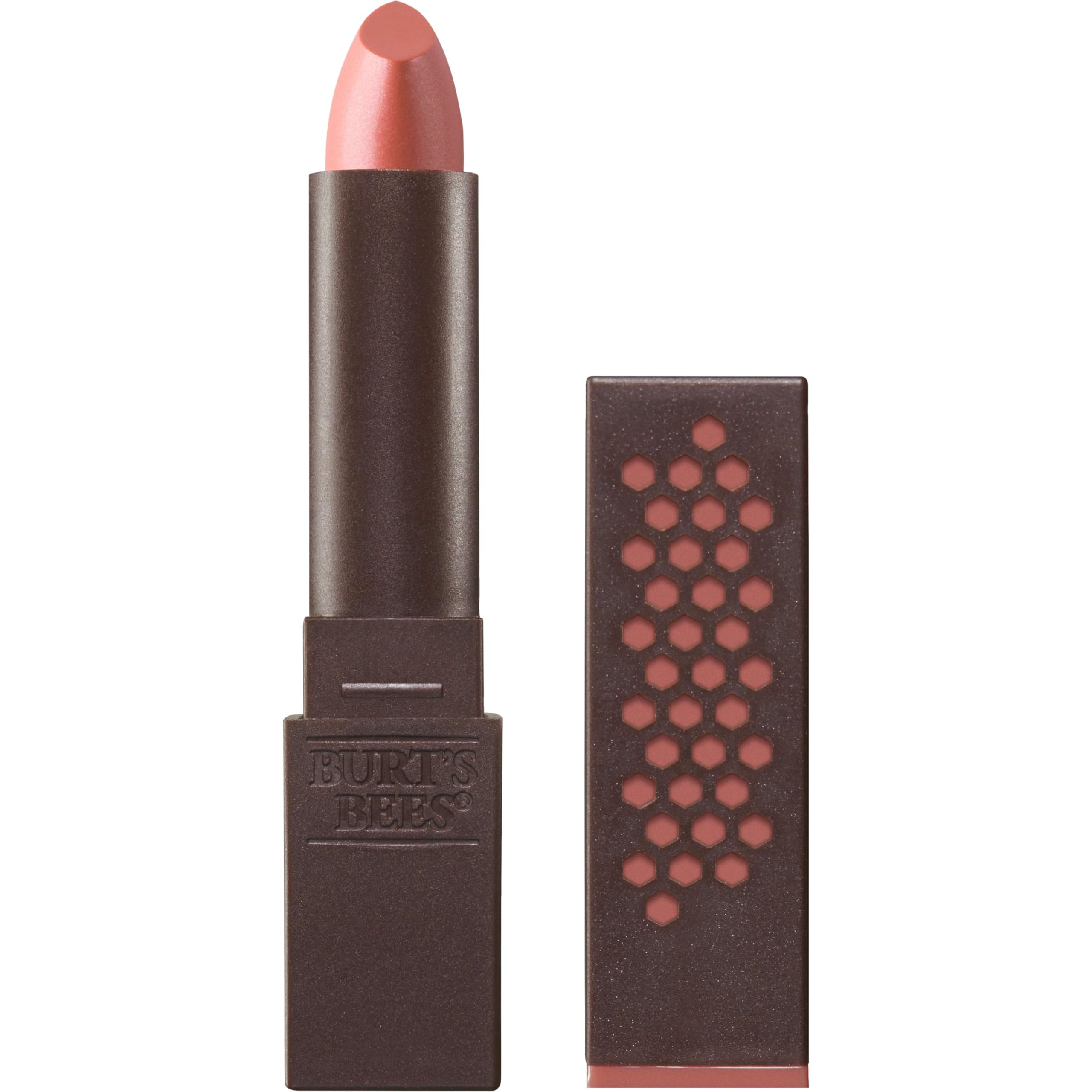Lápiz Labial Burt's Bees, 100% Natural Y Brillante, Peony Dew - Venta Internacional.