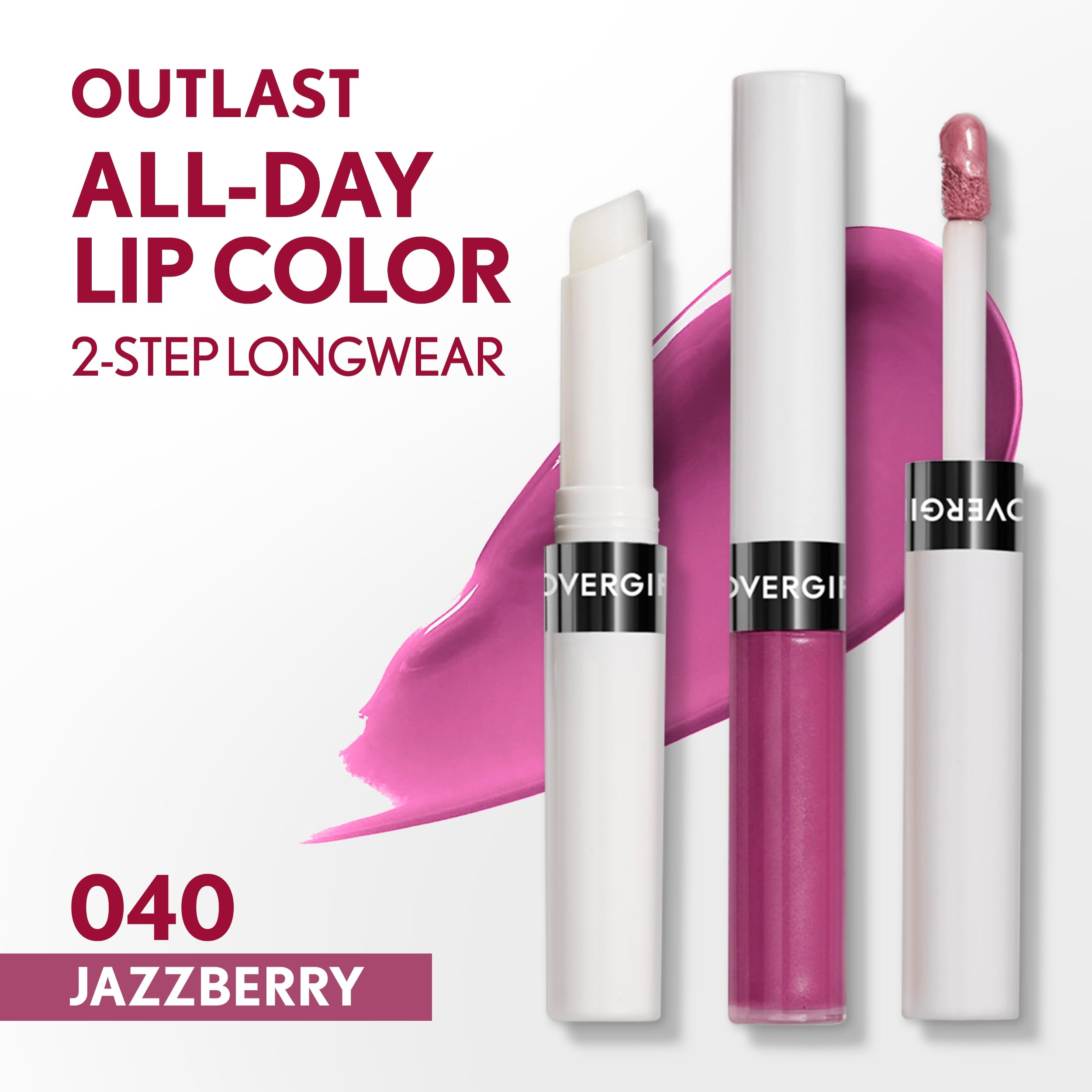 Foto 3 pulgar | Tinte De Labios Covergirl Outlast All-day 040 Jazzberry, 2,5 Ml, Vegano - Venta Internacional.