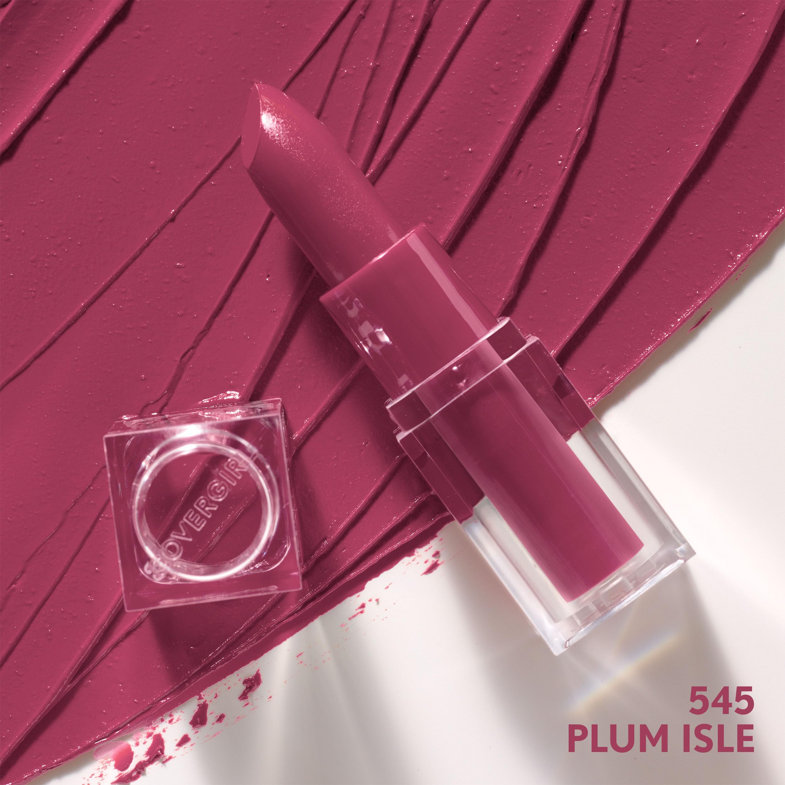 Foto 2 | Lápiz Labial Covergirl Clean Lip Color Plum Isle Con Acabado Satinado - Venta Internacional.
