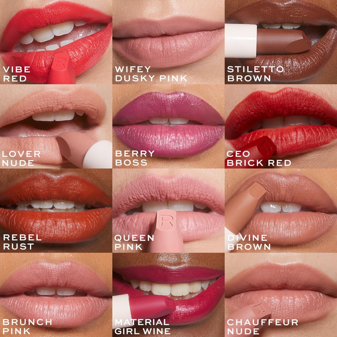 Foto 3 pulgar | Lipstick Makeup Revolution Lip Allure Soft Satin Brunch Pink - Venta Internacional.