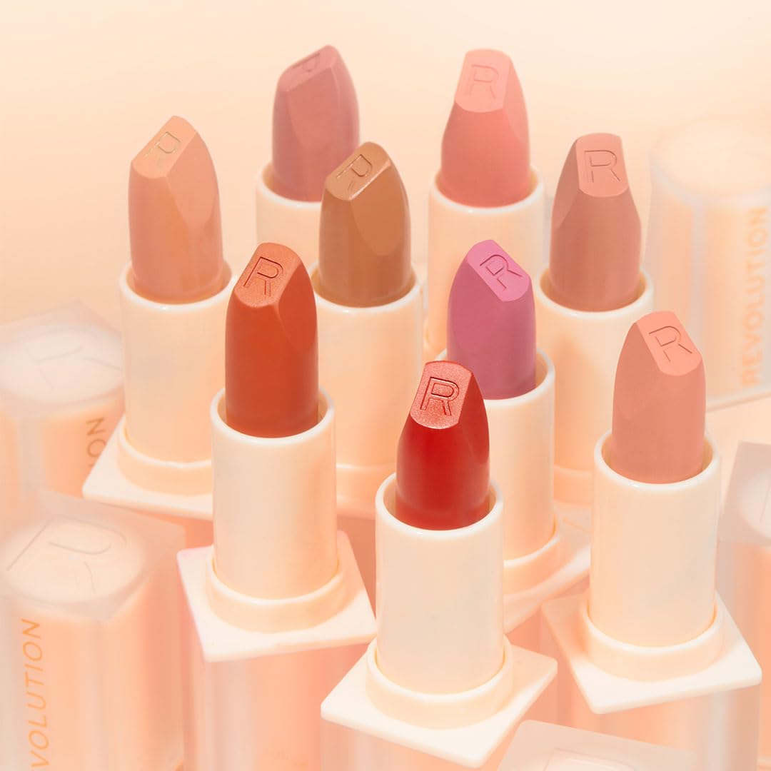 Foto 7 pulgar | Lipstick Makeup Revolution Lip Allure Soft Satin Brunch Pink - Venta Internacional.