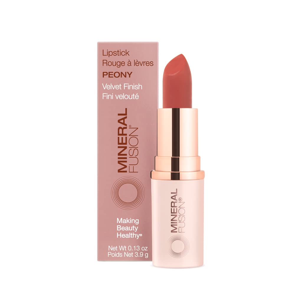 Foto 2 pulgar | Lápiz Labial Mineral Fusion Peony, 4 Ml, Vegano Con Manteca De Karité - Venta Internacional.