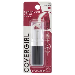 Foto 1 | Lápiz Labial Covergirl Continuous Color Classic Red 435 3,7 Ml - Venta Internacional.