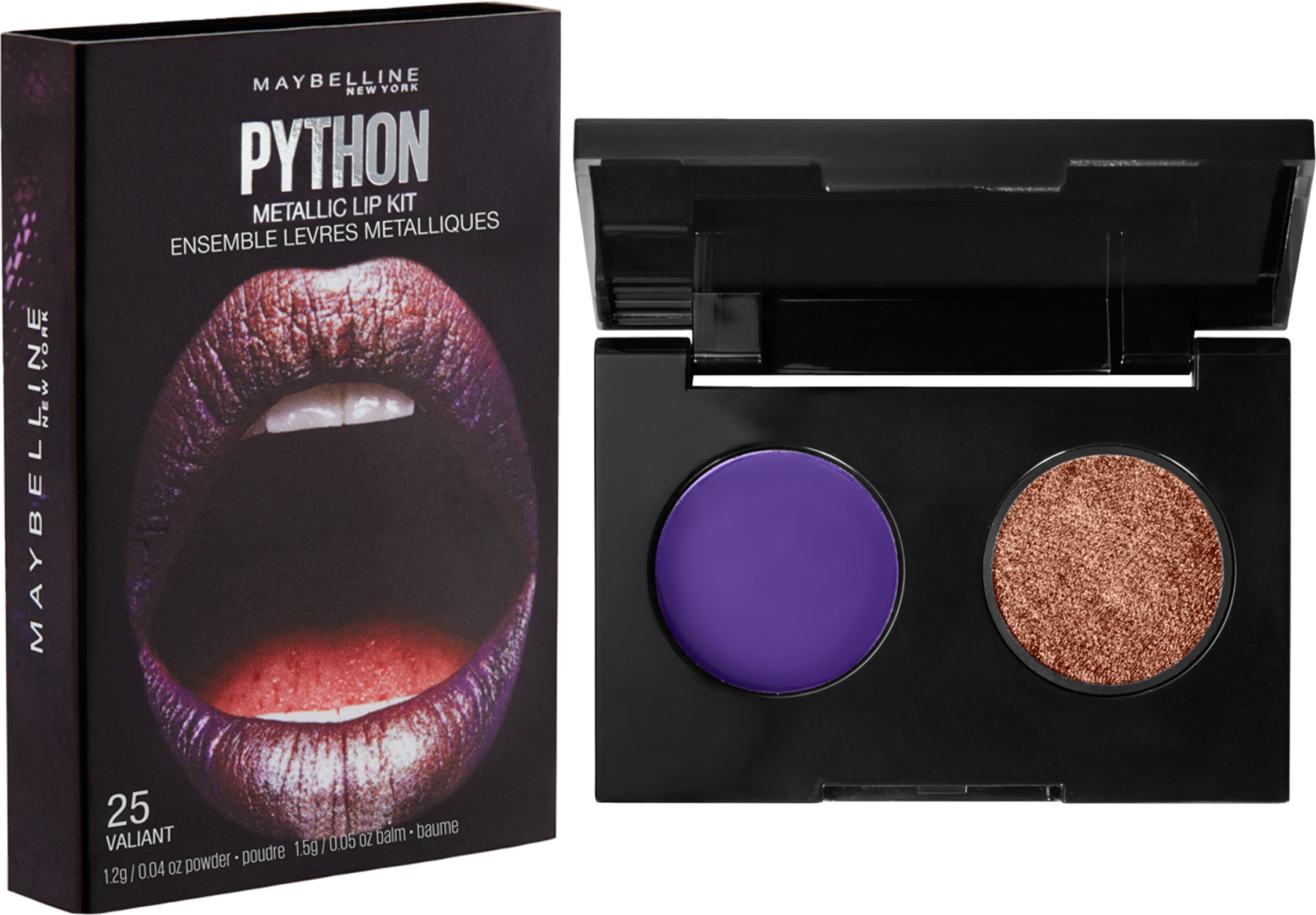 Kit De Maquillaje Maybelline New York Lip Studio Python Metallic - Venta Internacional.