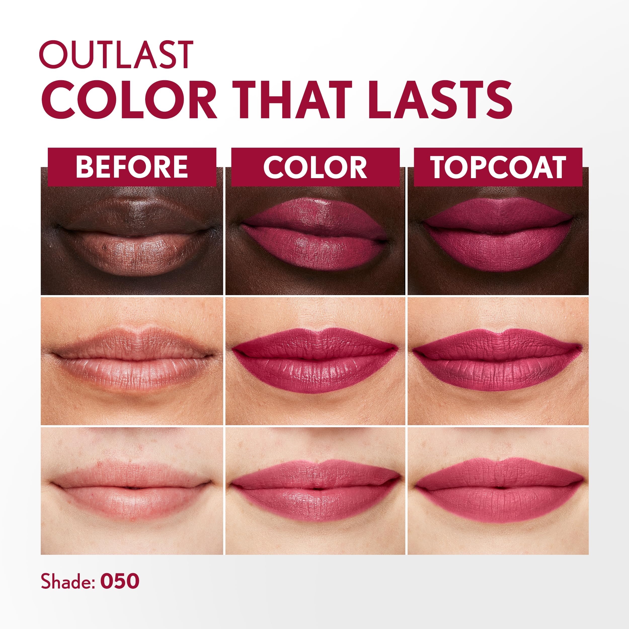Foto 4 pulgar | Tinte De Labios Covergirl Outlast All-day 050 Heat Wave, 2 Ml, Vegano - Venta Internacional.