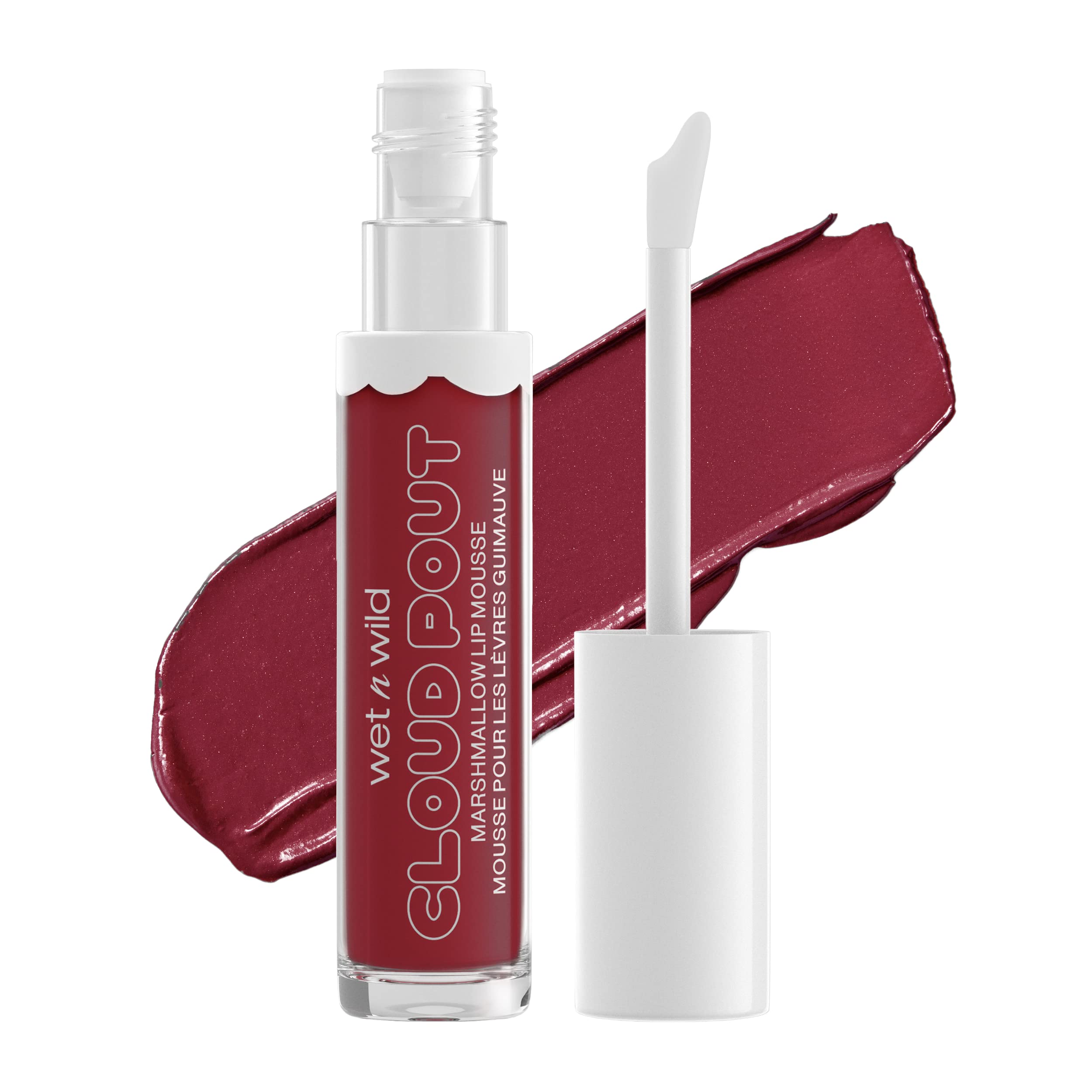 Foto 2 pulgar | Crema Para Labios Wet N Wild Cloud Pout Con Malvavisco Rojo Oscuro - Venta Internacional.