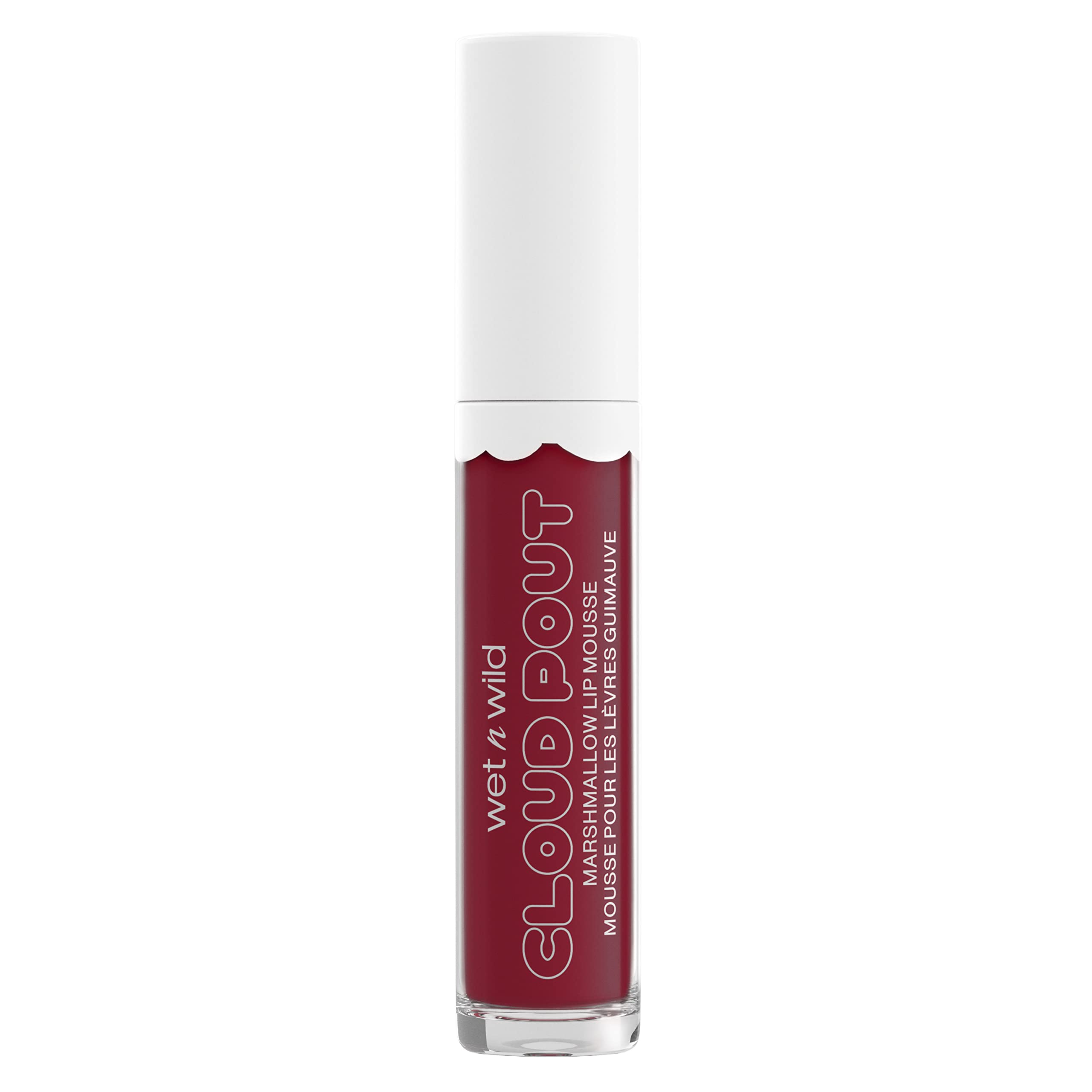 Foto 3 pulgar | Crema Para Labios Wet N Wild Cloud Pout Con Malvavisco Rojo Oscuro - Venta Internacional.