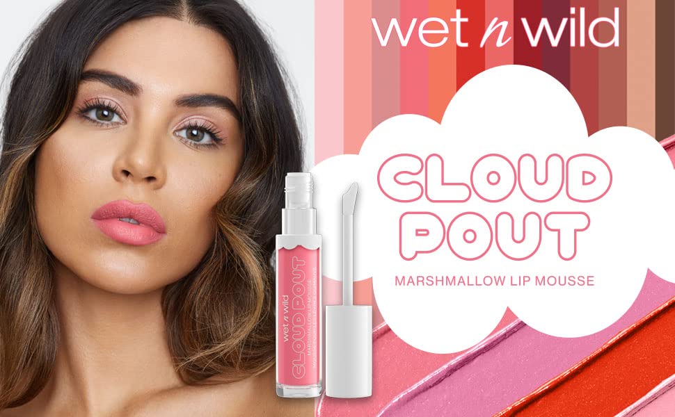 Foto 6 pulgar | Crema Para Labios Wet N Wild Cloud Pout Con Malvavisco Rojo Oscuro - Venta Internacional.