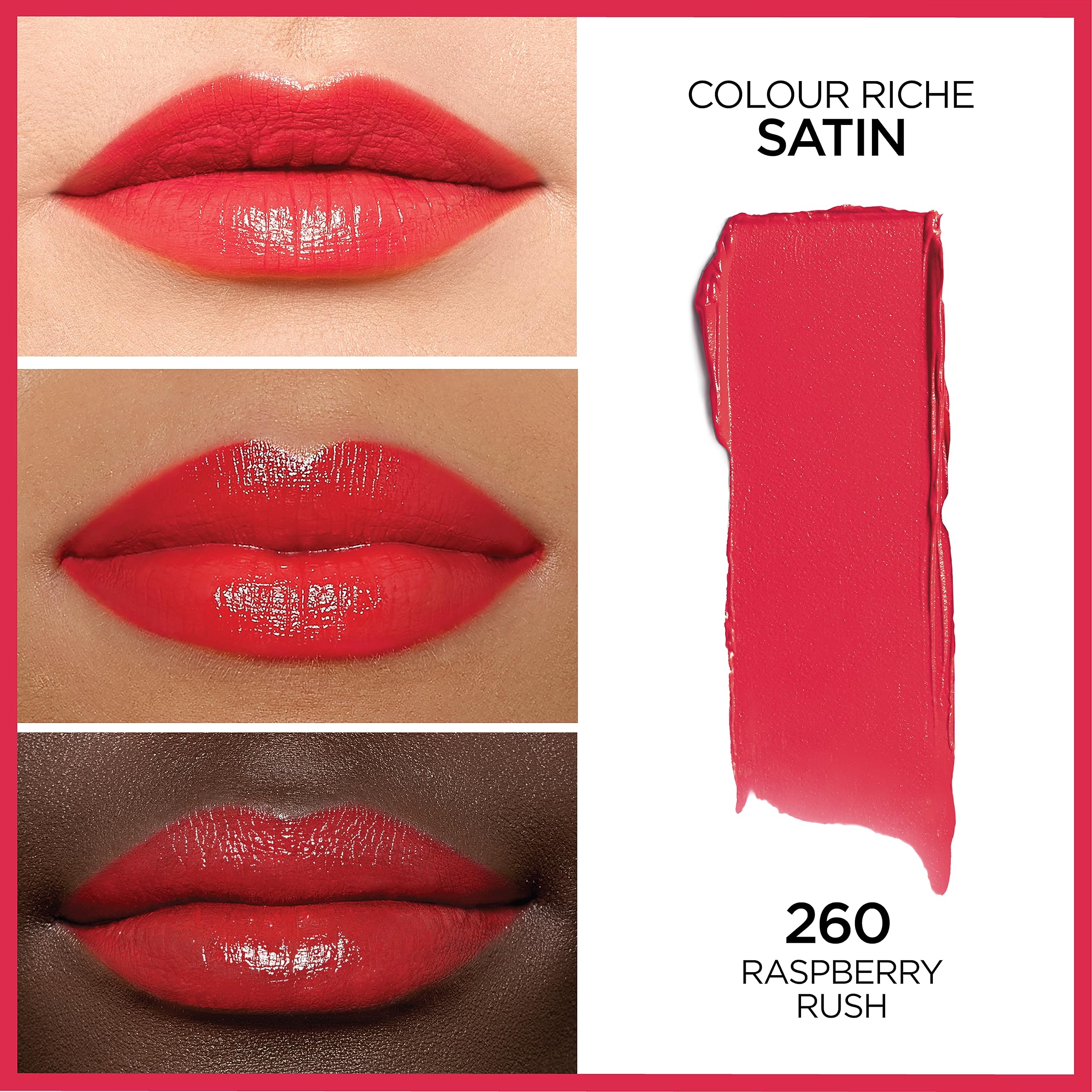 Foto 3 pulgar | Lápiz Labial L'oréal Paris Colour Riche Original Raspberry Rush - Venta Internacional.