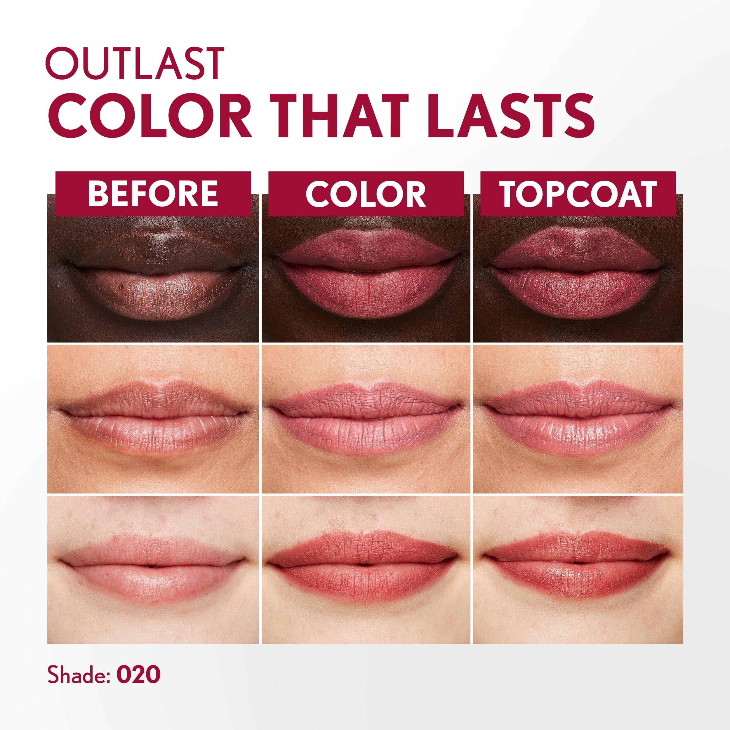 Foto 4 pulgar | Tinte De Labios Covergirl Outlast All-day 2020 Admire, 20 Ml, Vegano - Venta Internacional.