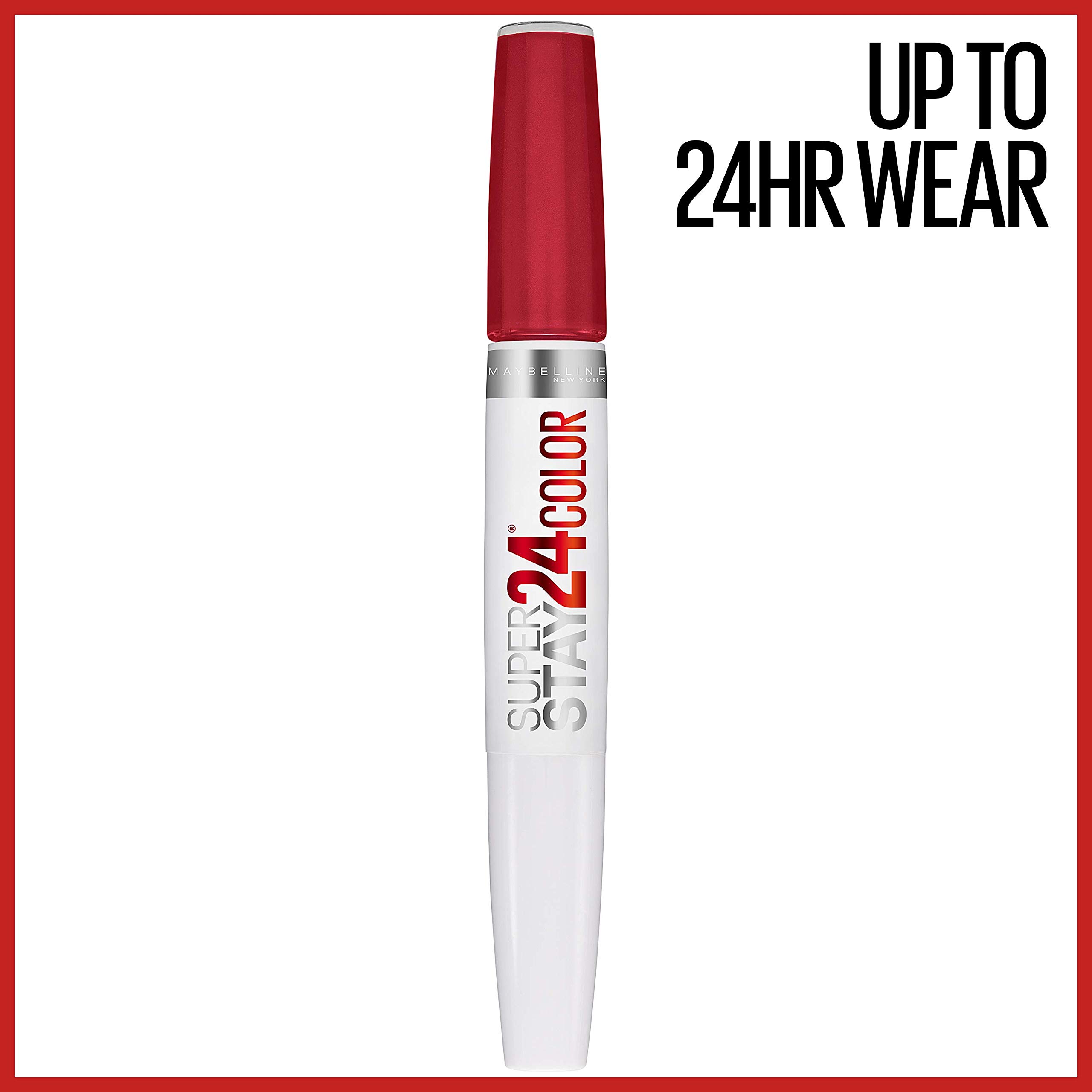 Foto 3 pulgar | Lápiz Labial Líquido Maybelline Super Stay 24 Eternal Cherry - Venta Internacional.
