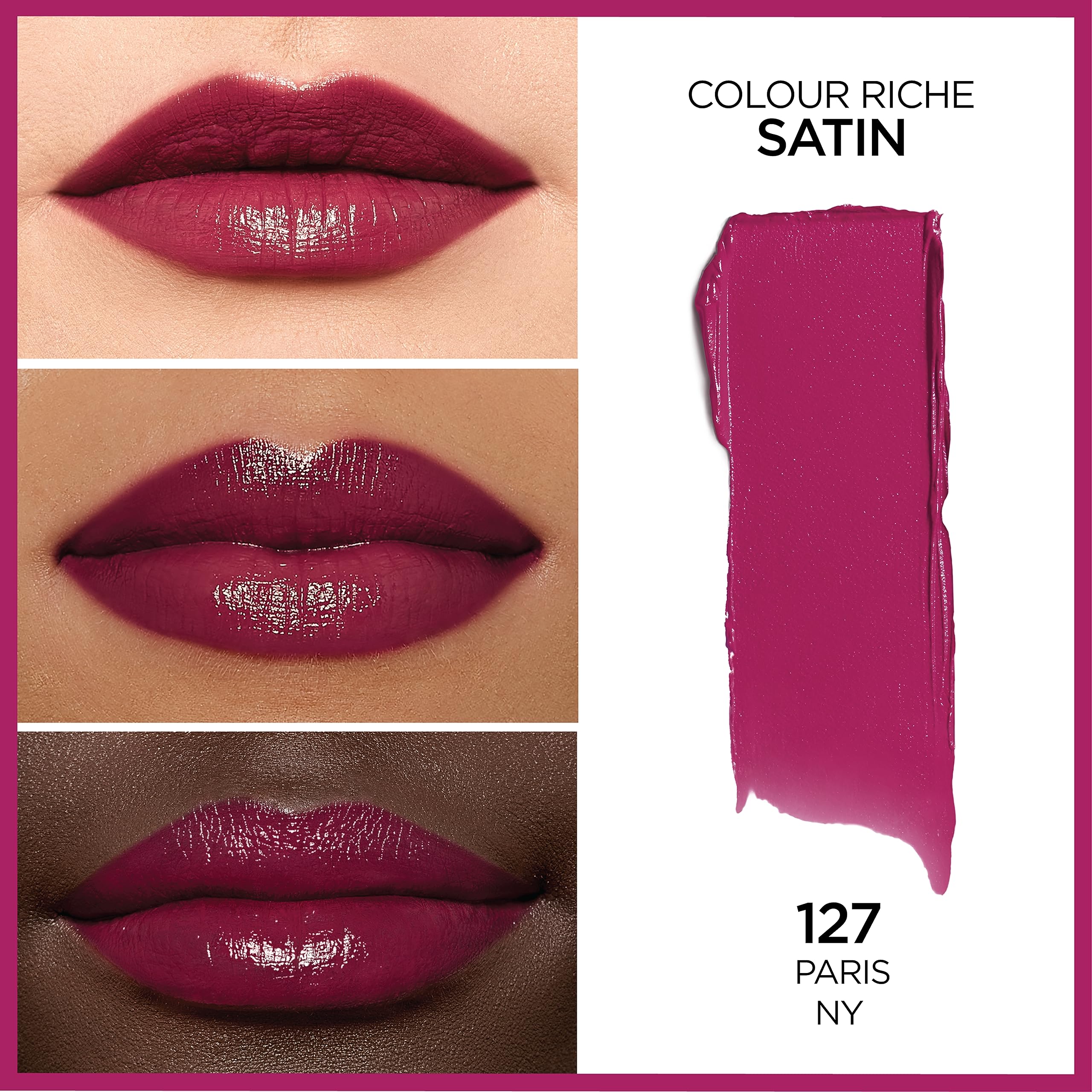 Foto 3 pulgar | Lápiz Labial L'oréal Paris Colour Riche Original Satin Con Aceite De Argán - Venta Internacional.