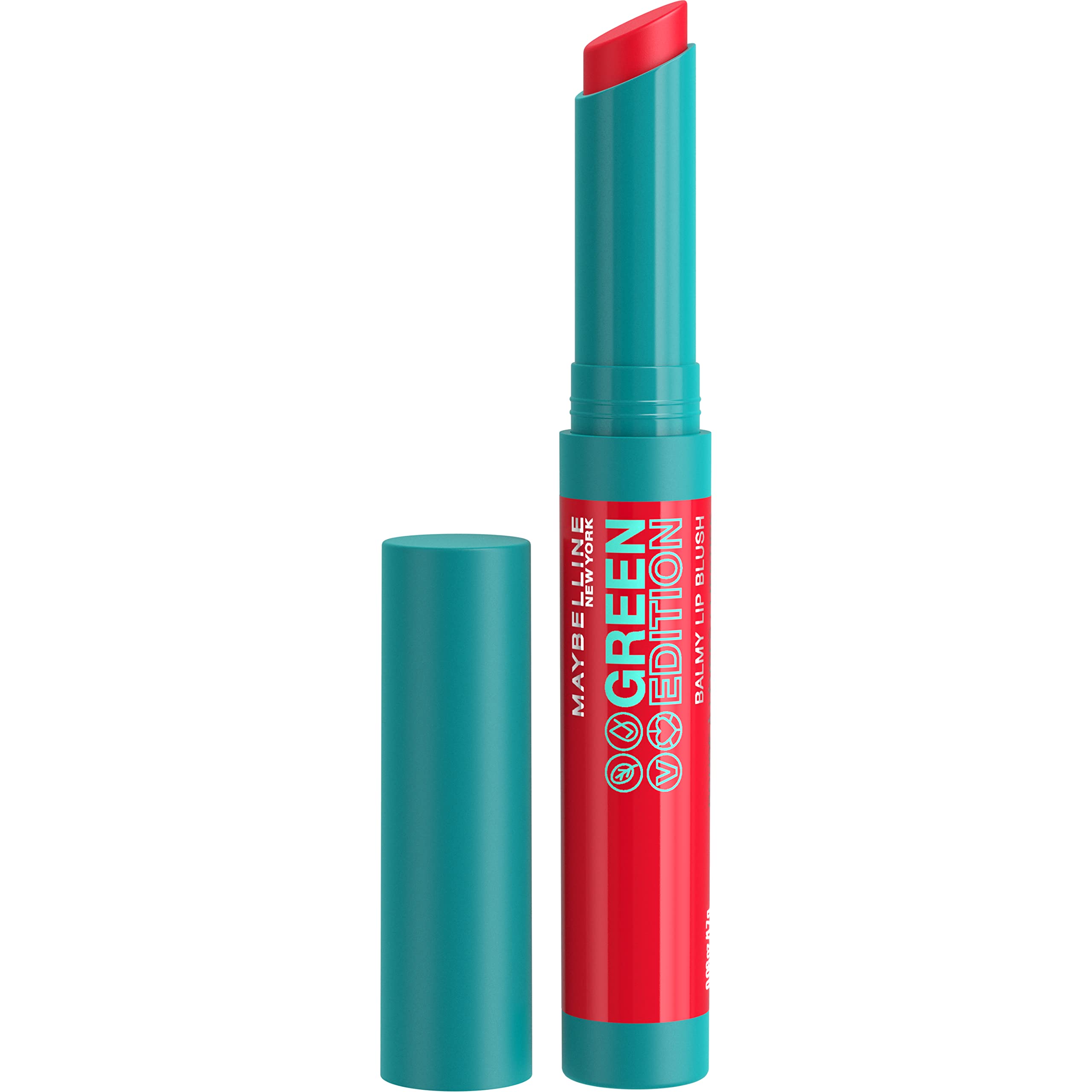 Foto 2 pulgar | Colorete De Labios Maybelline Green Edition Flare Red Pink 1 Unidad - Venta Internacional.