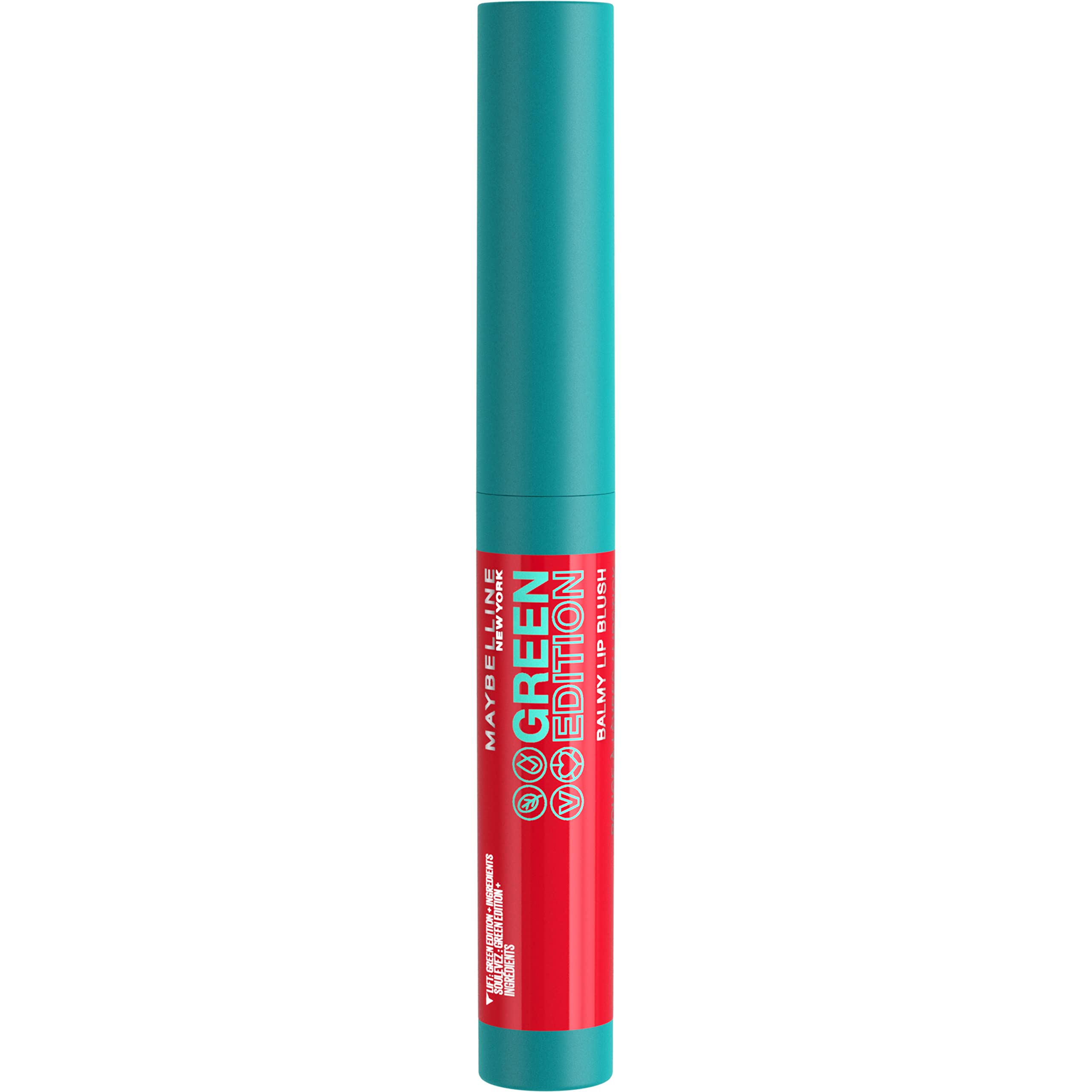Foto 3 pulgar | Colorete De Labios Maybelline Green Edition Flare Red Pink 1 Unidad - Venta Internacional.