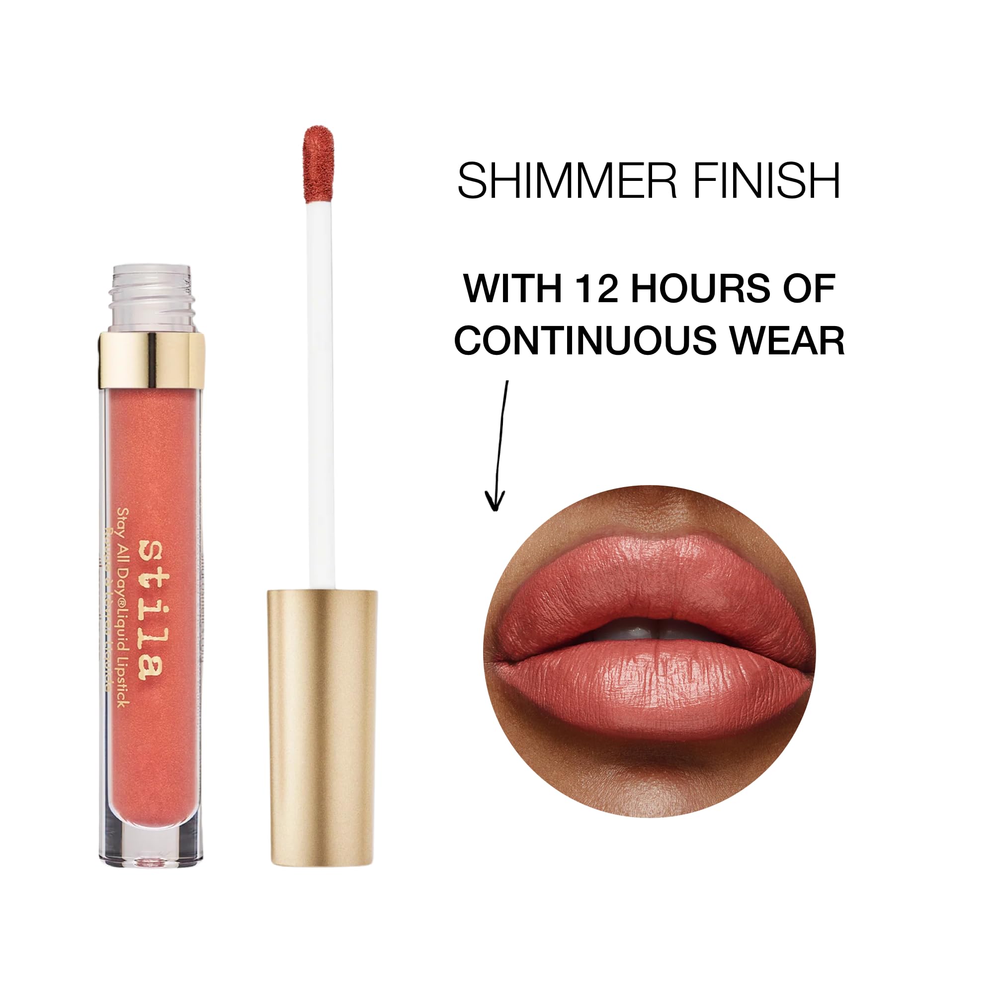 Foto 3 | Lápiz Labial Líquido Stila Stay All Day  Patricia Shimmer, 3 Ml - Venta Internacional.