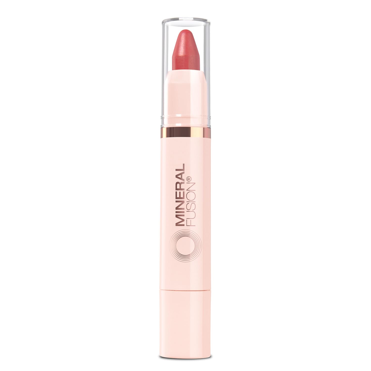 Tinte Labial Mineral Fusion Sheer Moisture Confident Melon Pink - Venta Internacional. $475