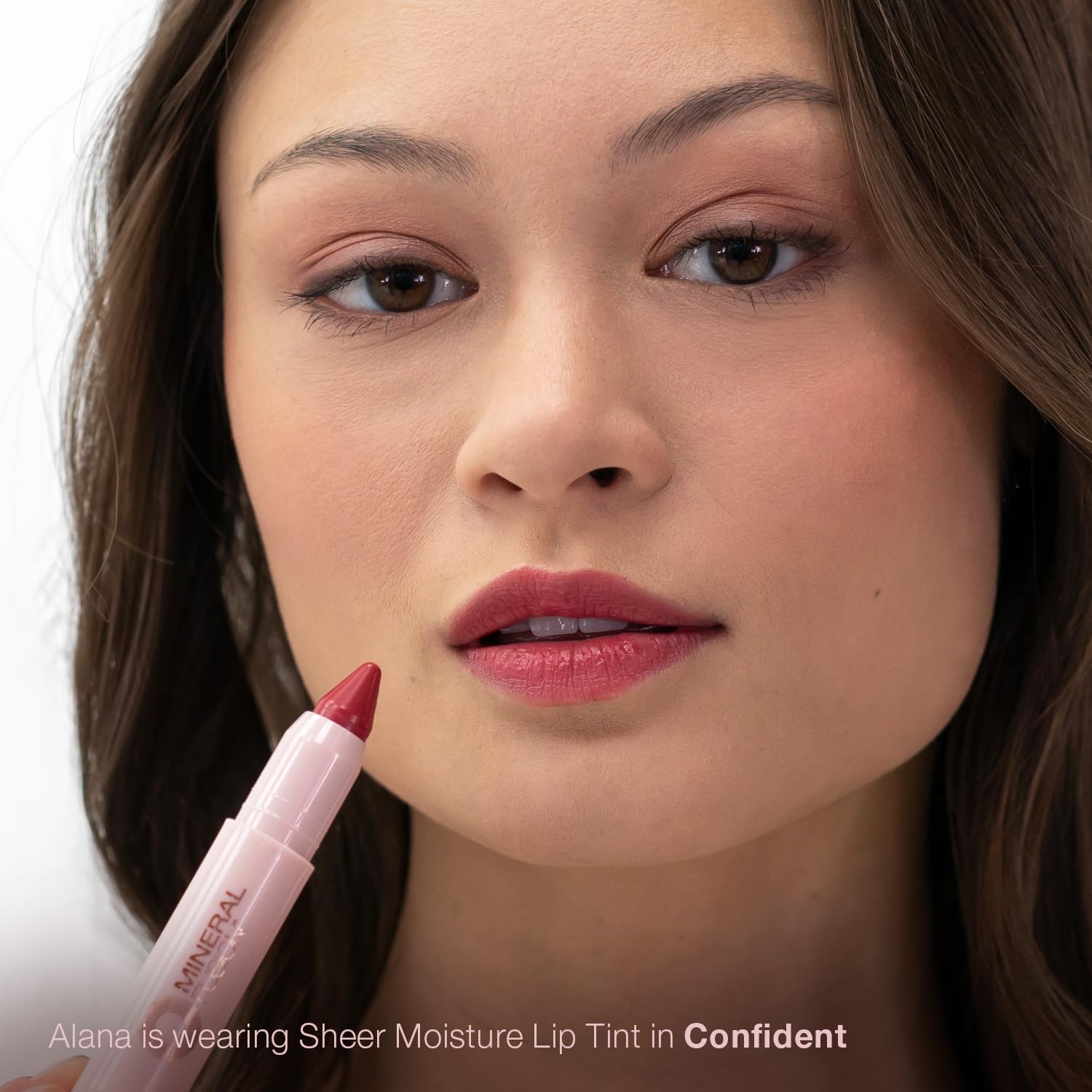 Foto 2 | Tinte Labial Mineral Fusion Sheer Moisture Confident Melon Pink - Venta Internacional.