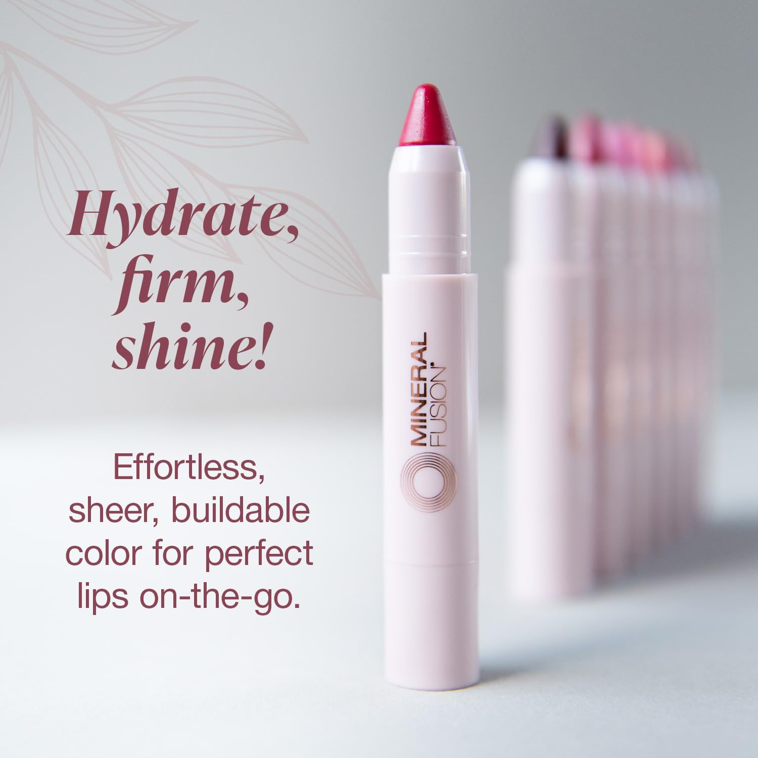 Foto 5 | Tinte Labial Mineral Fusion Sheer Moisture Confident Melon Pink - Venta Internacional.