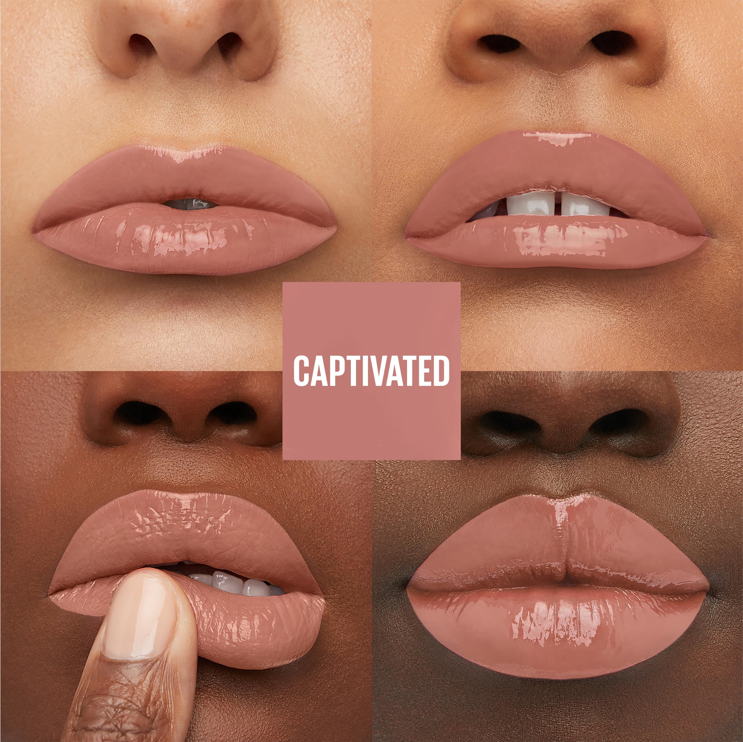 Foto 4 pulgar | Lápiz Labial Maybelline Super Stay Vinyl Ink Longwear Captivated - Venta Internacional.