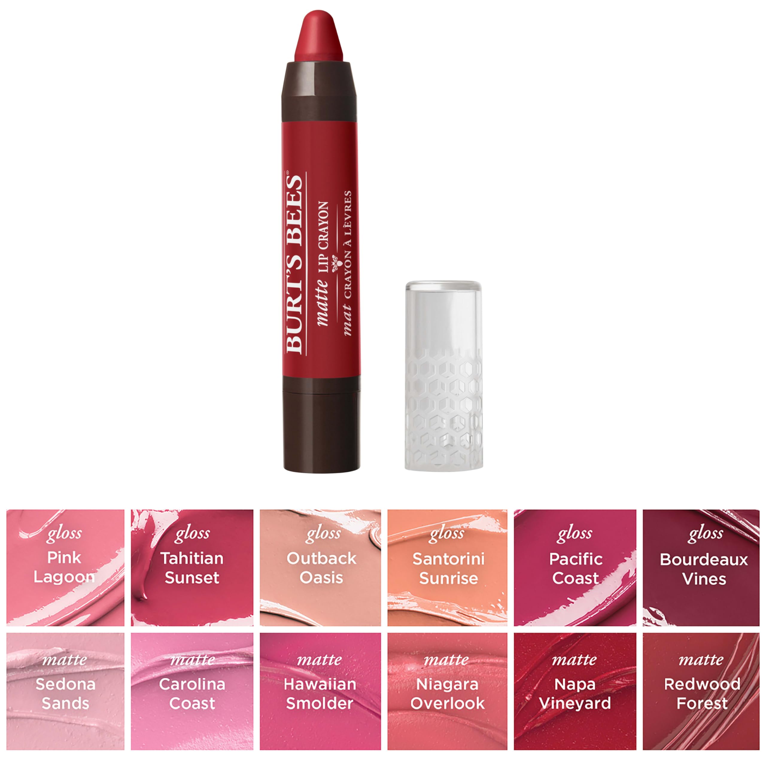 Foto 8 pulgar | Lápiz Labial Burt's Bees 100% De Origen Natural, Secoya Hidratante - Venta Internacional.