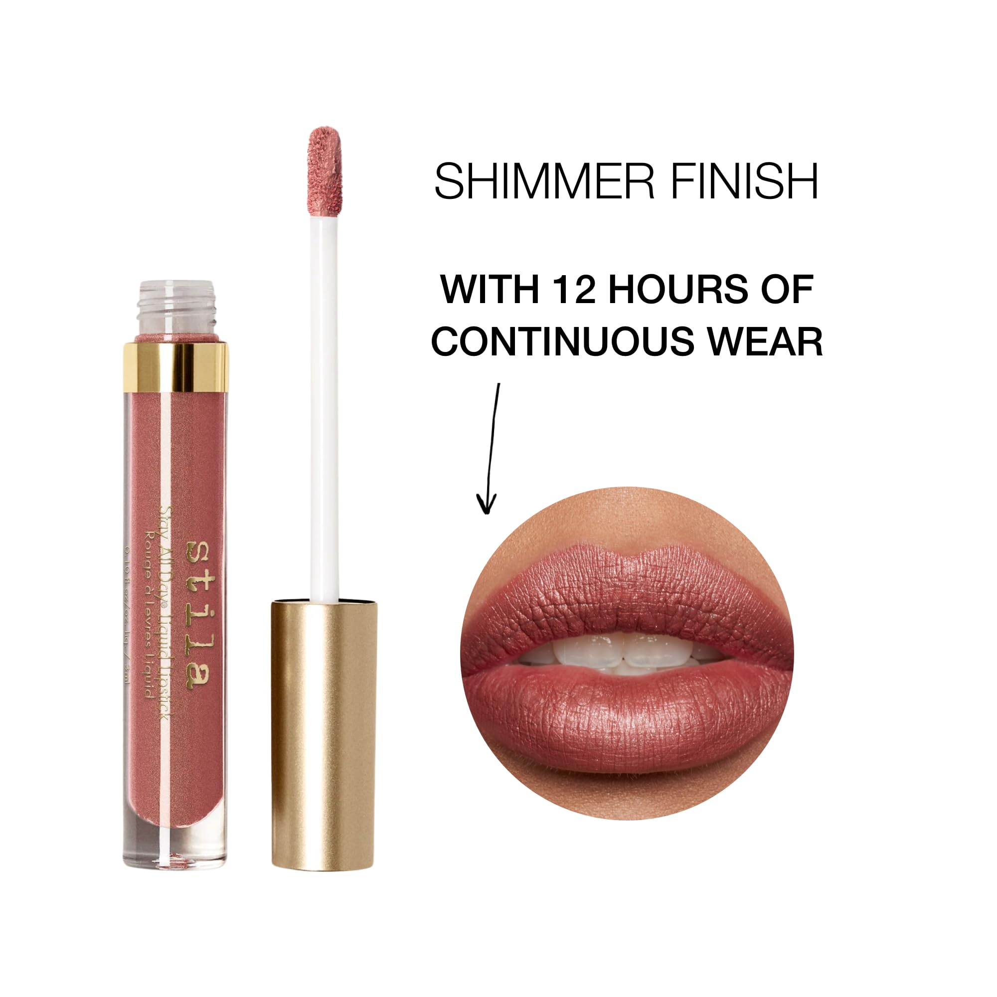 Foto 4 pulgar | Lápiz Labial Líquido Stila Stay All Day  Shimmer, 3 Ml - Venta Internacional.