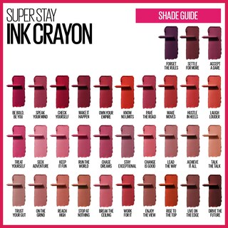 Foto 5 | Lápiz Labial Maybelline Super Stay Ink Crayon Matte Chase Dreams, 4 Ml - Venta Internacional.