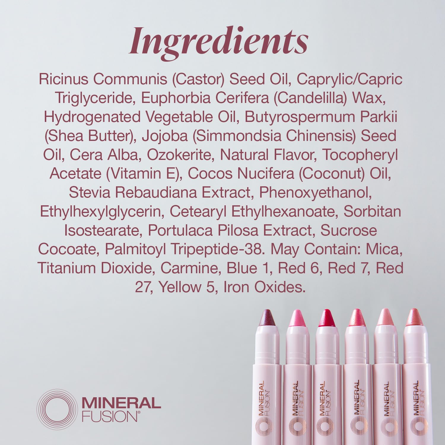 Foto 7 pulgar | Tinte Labial Mineral Fusion Sheer Moisture Glisten, 3 Ml - Venta Internacional.