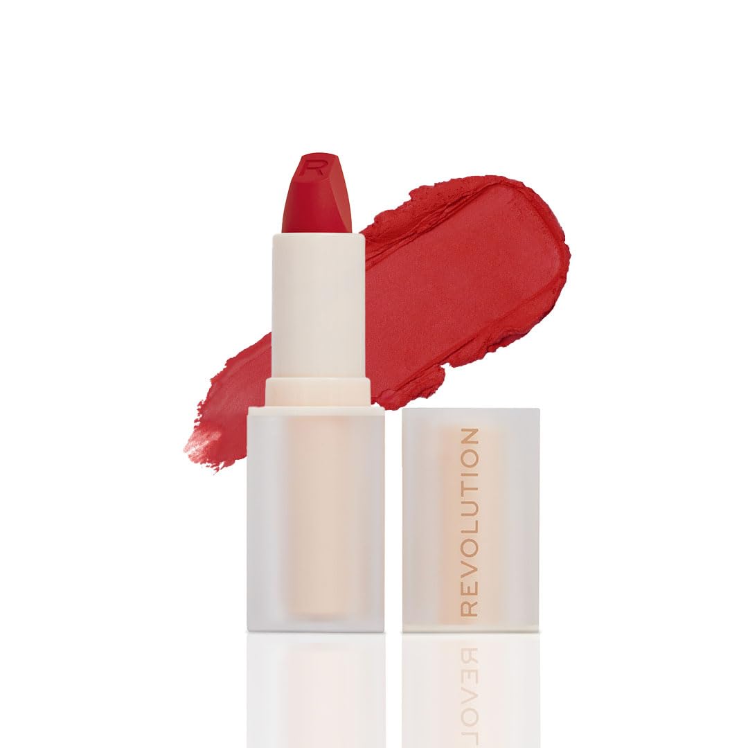 Foto 2 pulgar | Lápiz Labial Makeup Revolution Lip Allure Soft Satin Vibe Red - Venta Internacional.