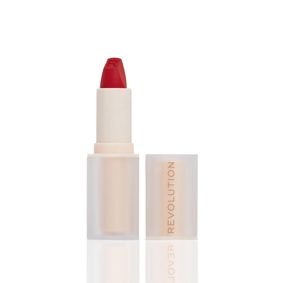 Foto 6 pulgar | Lápiz Labial Makeup Revolution Lip Allure Soft Satin Vibe Red - Venta Internacional.