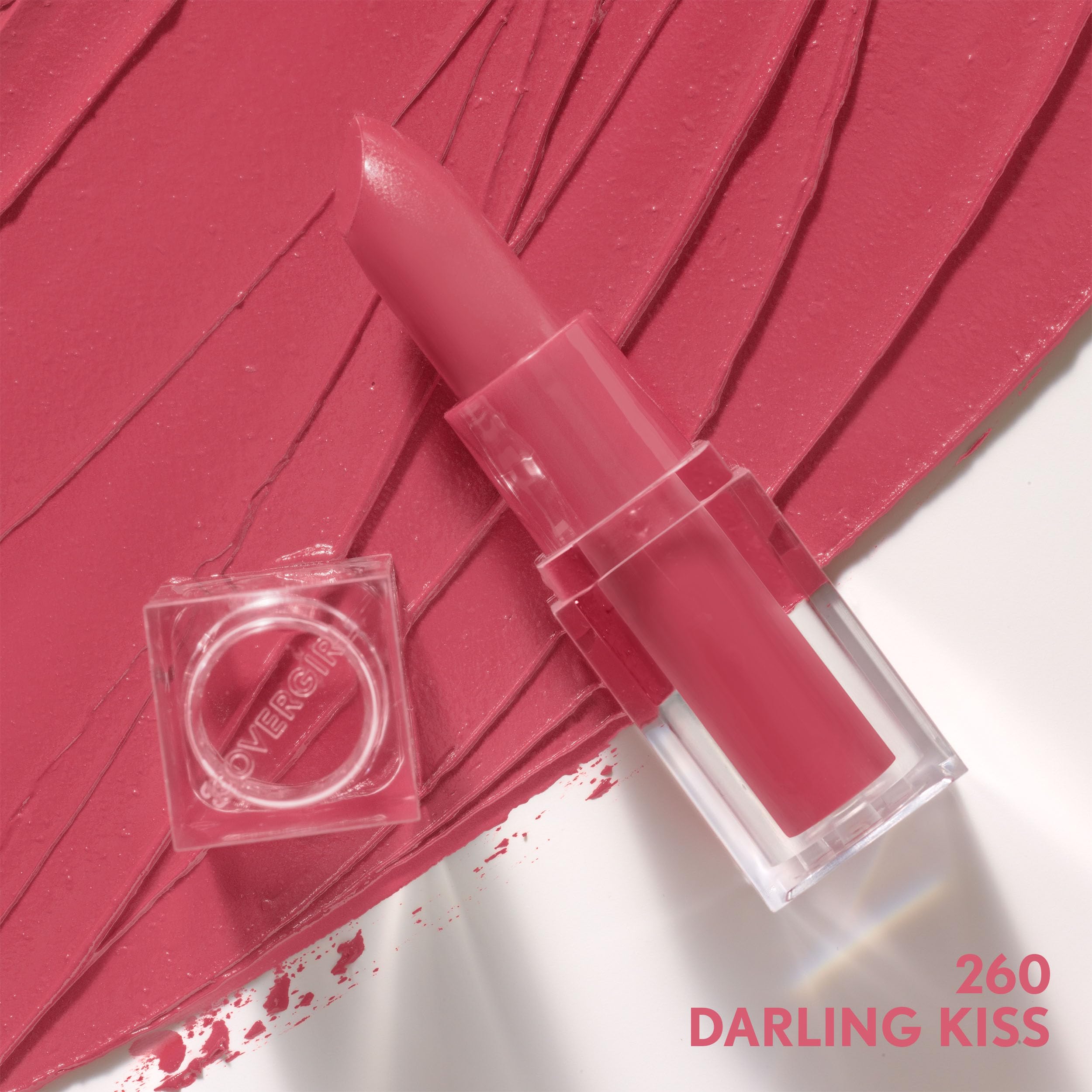 Foto 3 pulgar | Lápiz Labial Covergirl Clean Darling Kiss Satin, 3,5 Ml, 24 Horas - Venta Internacional.
