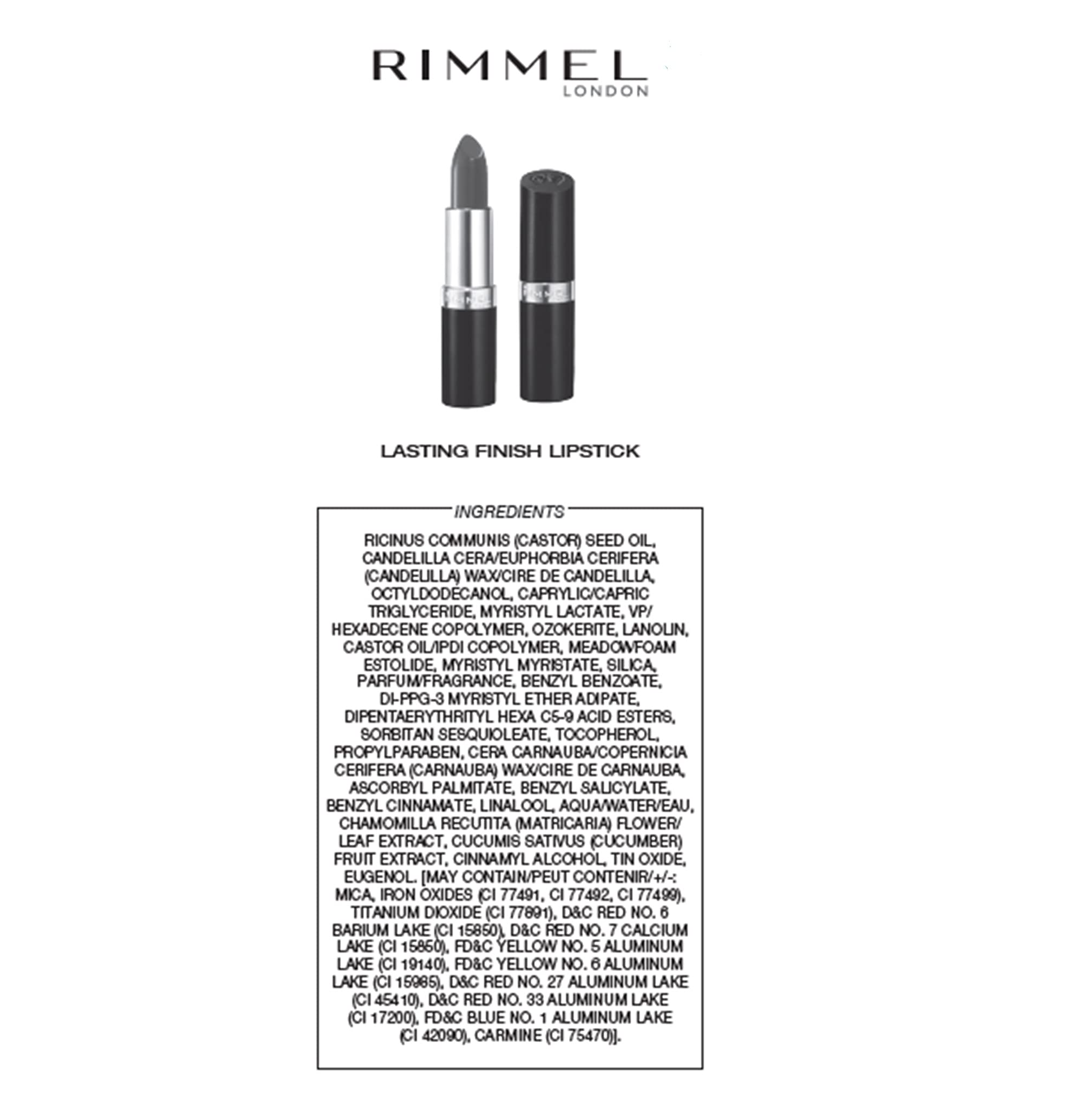Foto 6 pulgar | Lápiz Labial Rimmel Lasting Finish 014, 4 Ml, Hasta 8 Horas, Protección Del Color - Venta Internacional.