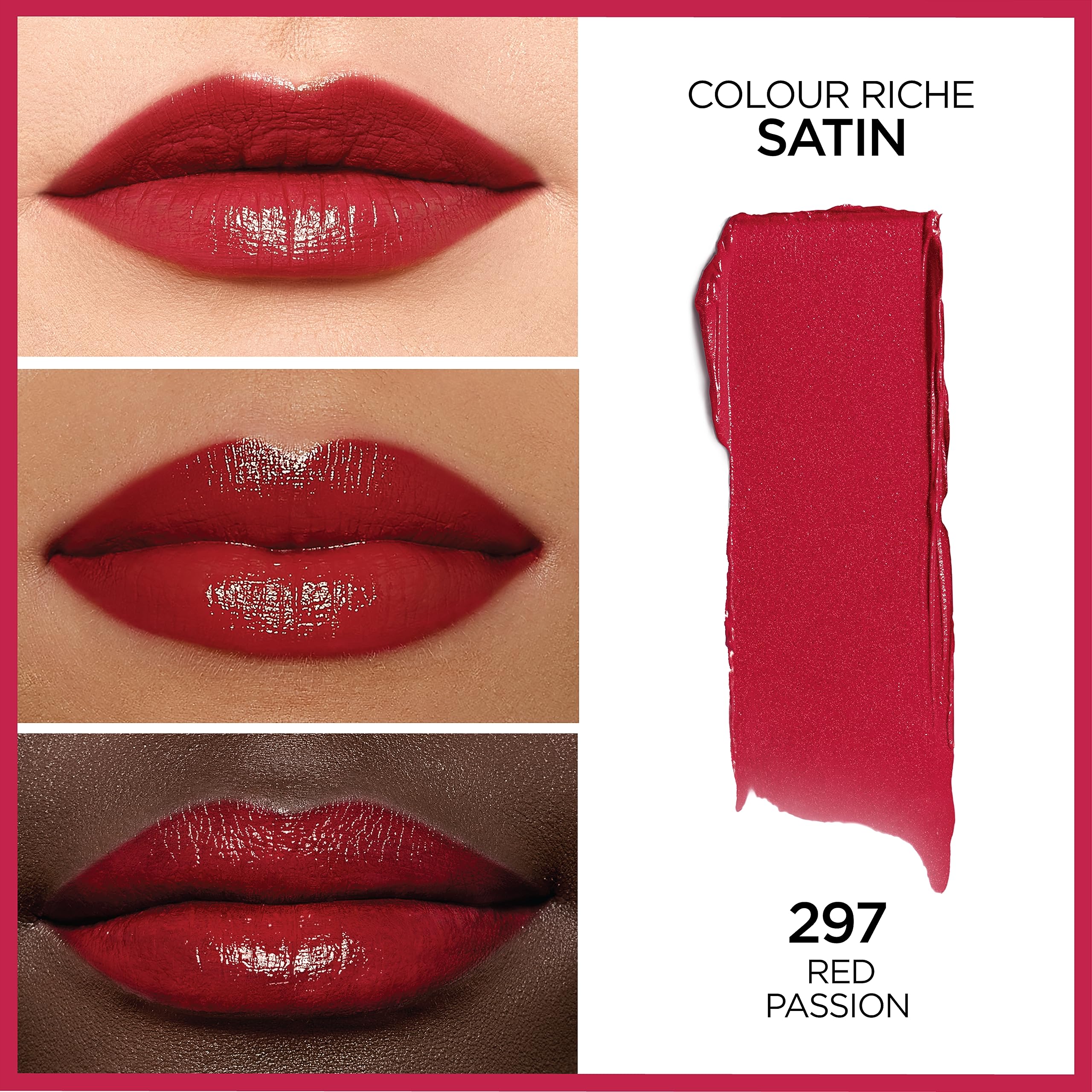 Foto 3 pulgar | Lápiz Labial L'oréal Paris Colour Riche Original Red Passion - Venta Internacional.