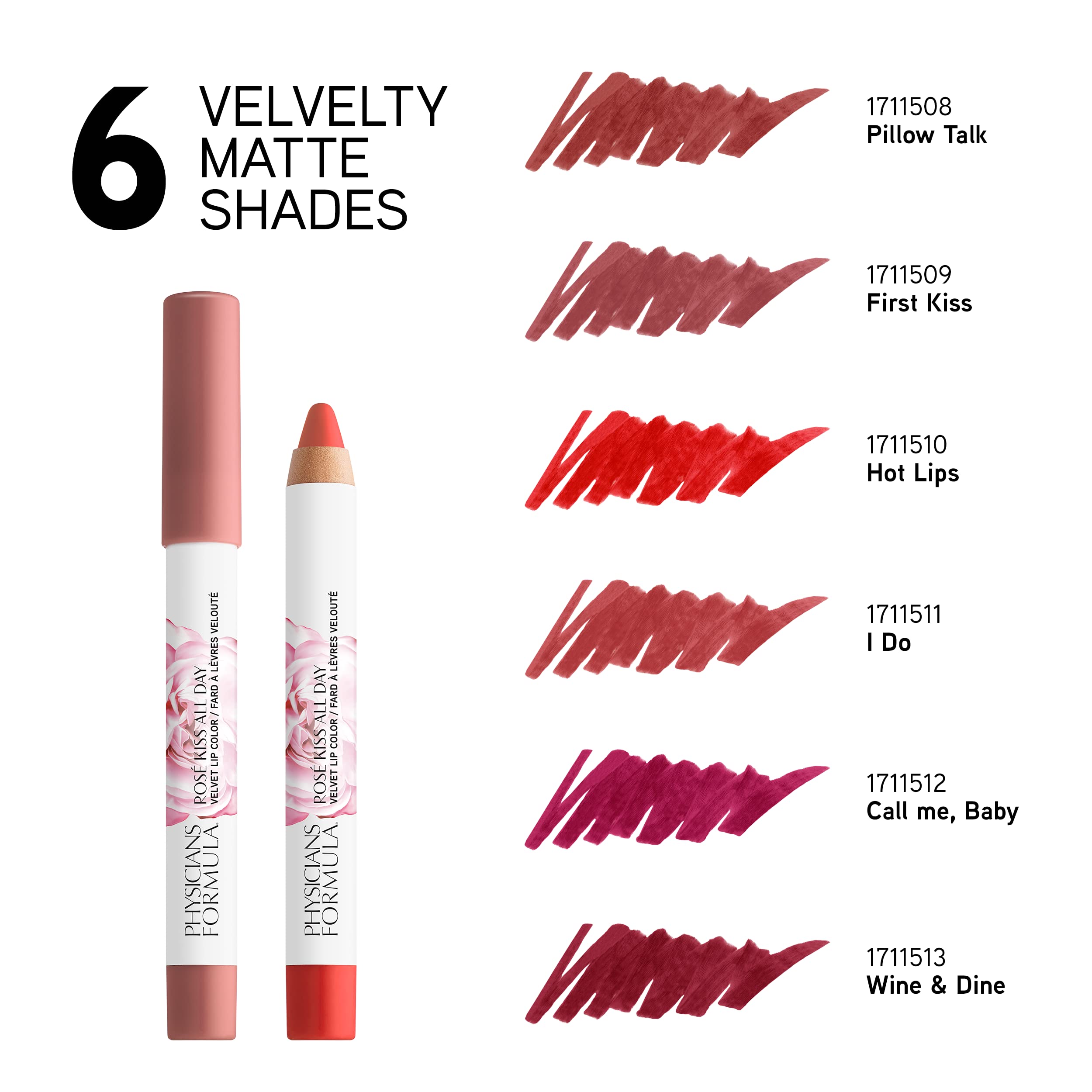 Foto 8 pulgar | Lápiz Labial Physicians Formula Rosé Kiss All Day Red Hot Lips - Venta Internacional.